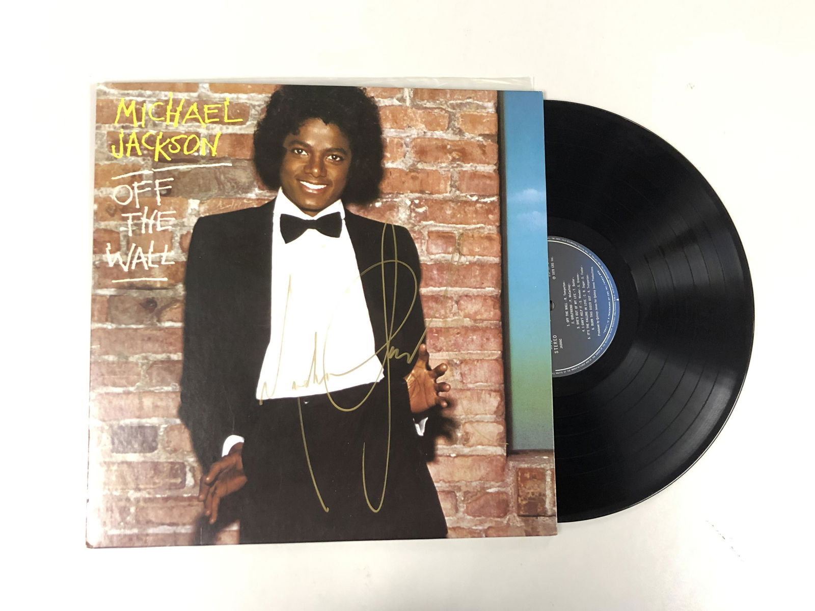 Autograph Signed Michael Jackson Off the Wall Vinyl (1 of 1)