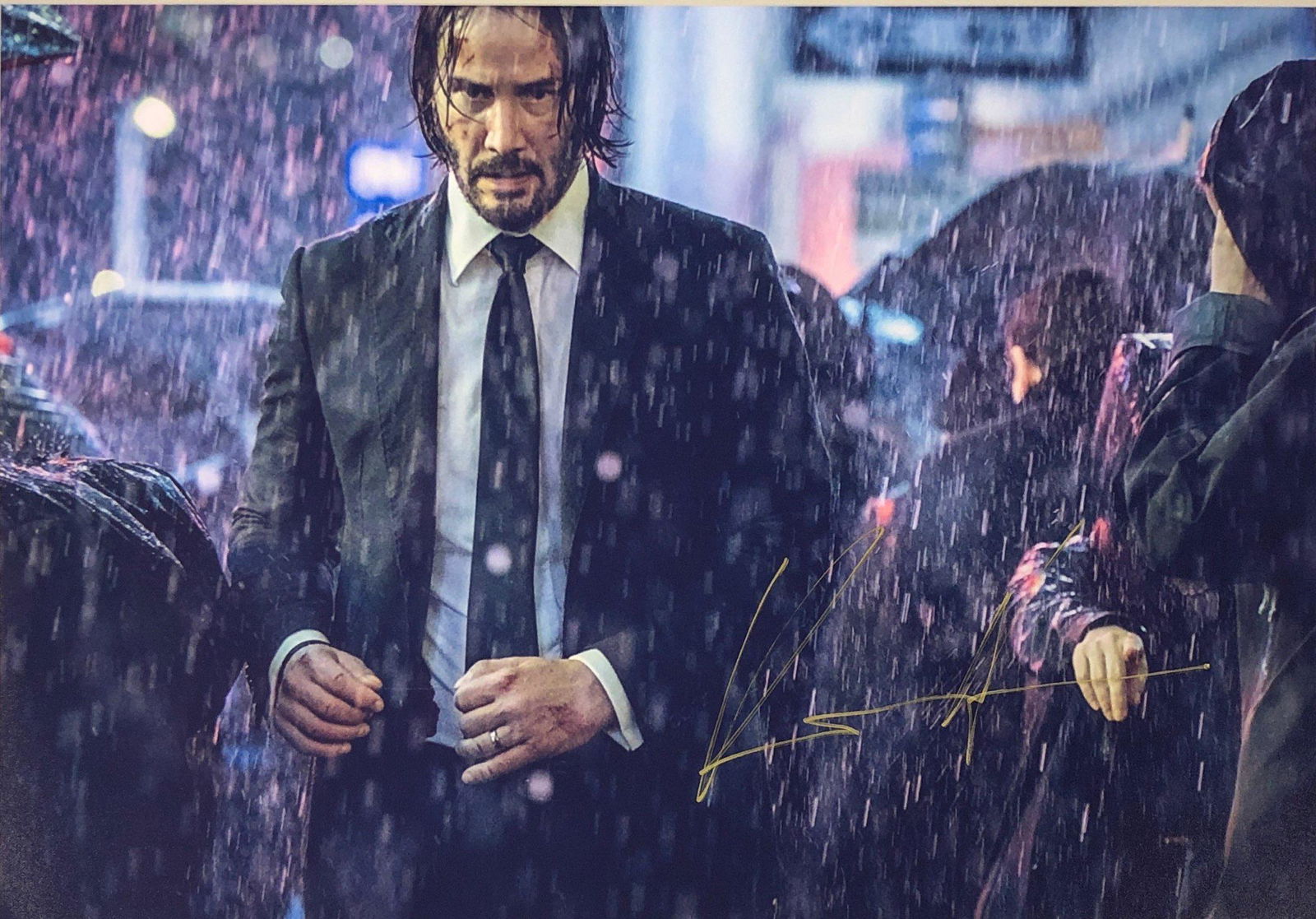 John Wick Keanu Reeves Signed Photo (1 of 1)
