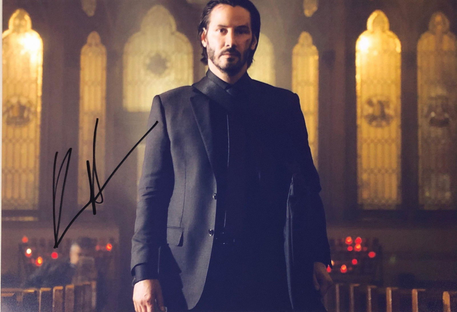 John Wick Keanu Reeves Signed Photo (1 of 1)
