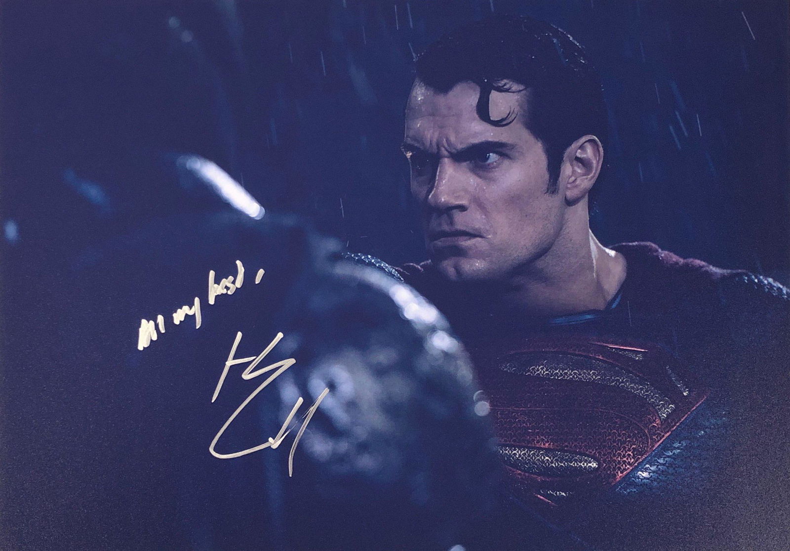 Batman V Superman Henry Cavill Signed Photo (1 of 1)