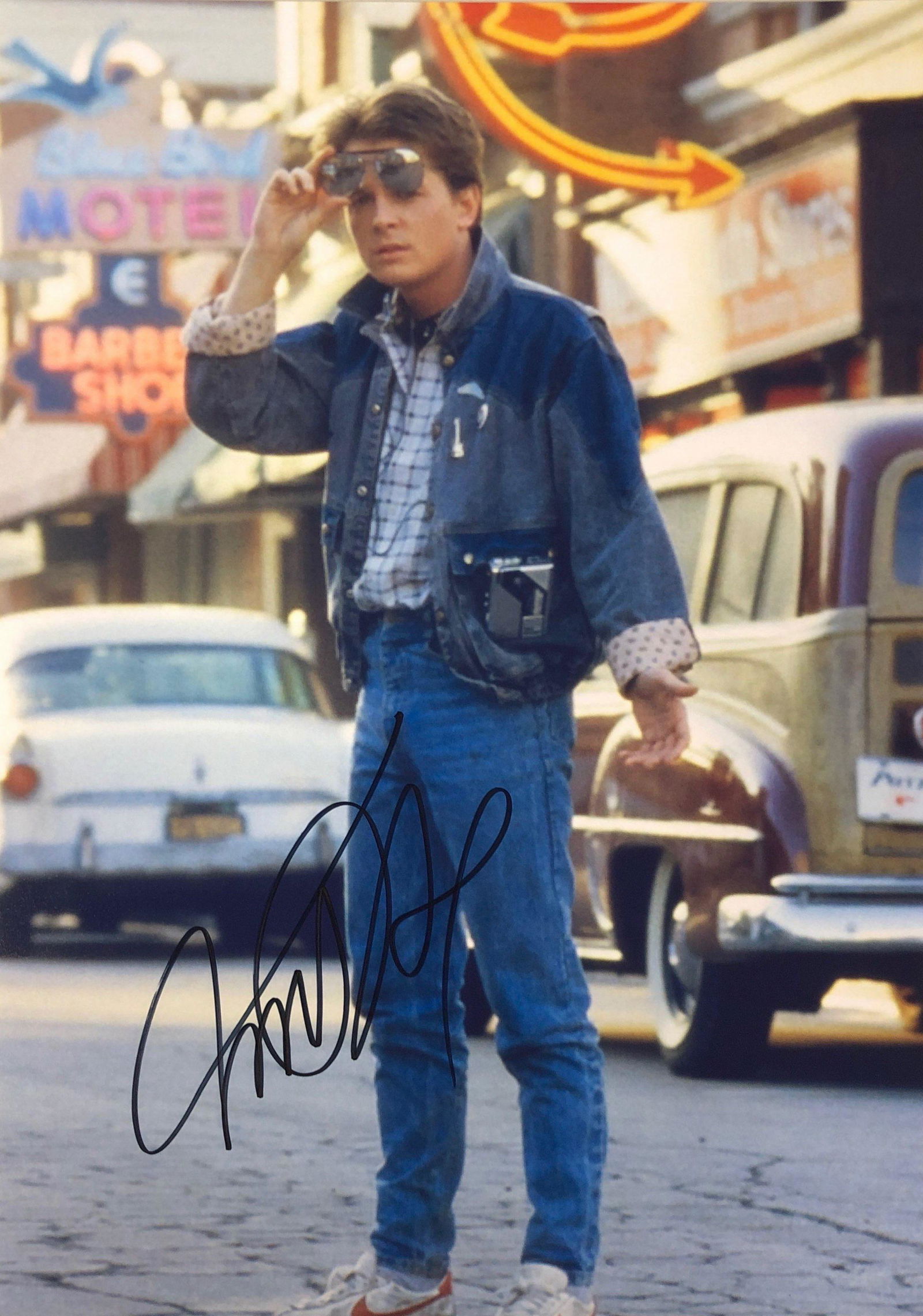 Back to Future Michael J. Fox Signed Photo (1 of 1)