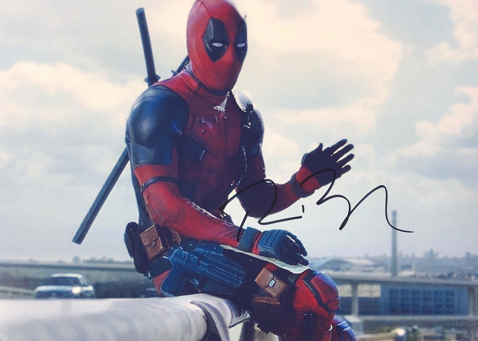 Deadpool Ryan Reynolds Signed Photo (1 of 1)