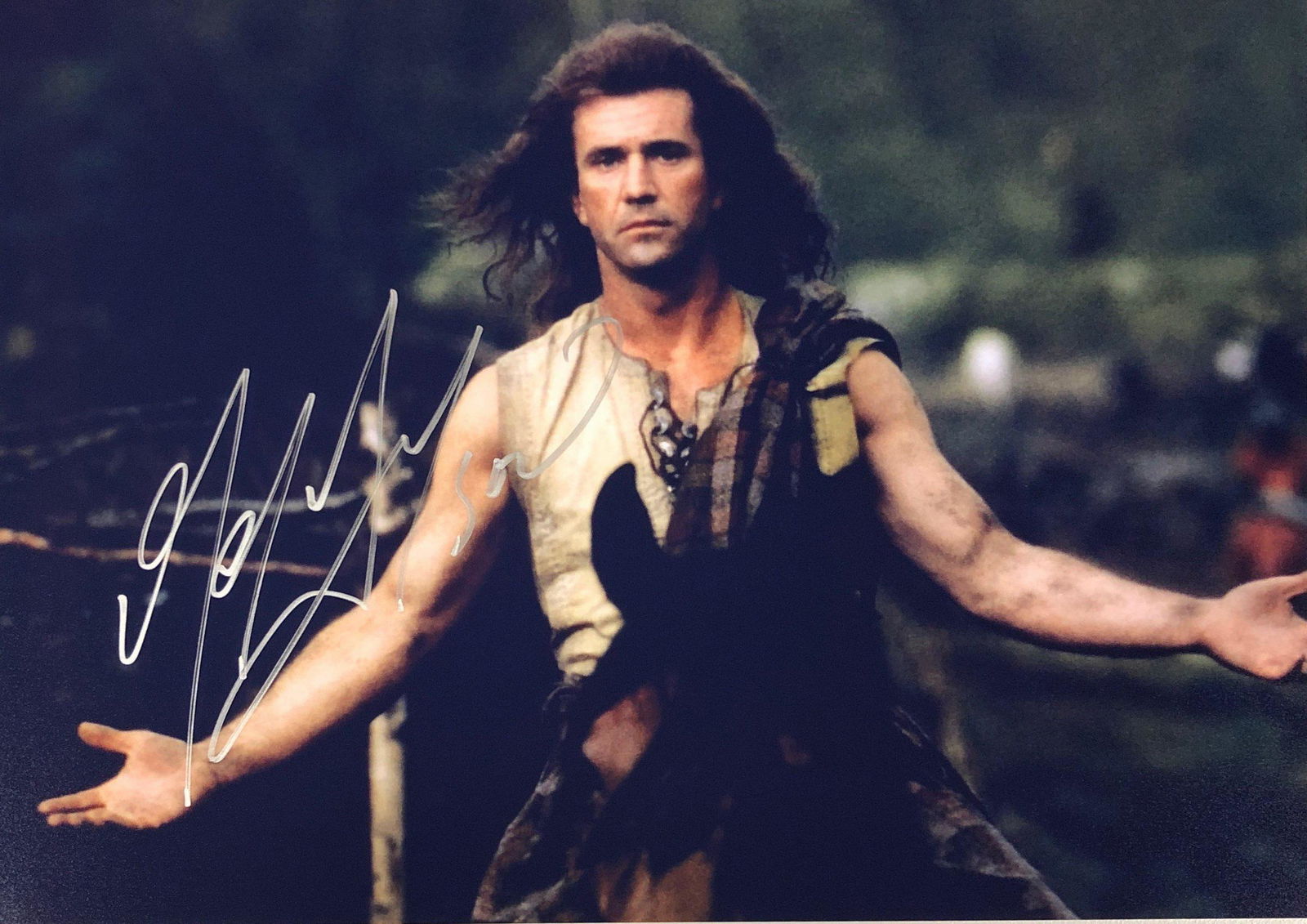 Braveheart Mel Gibson Signed Photo (1 of 1)