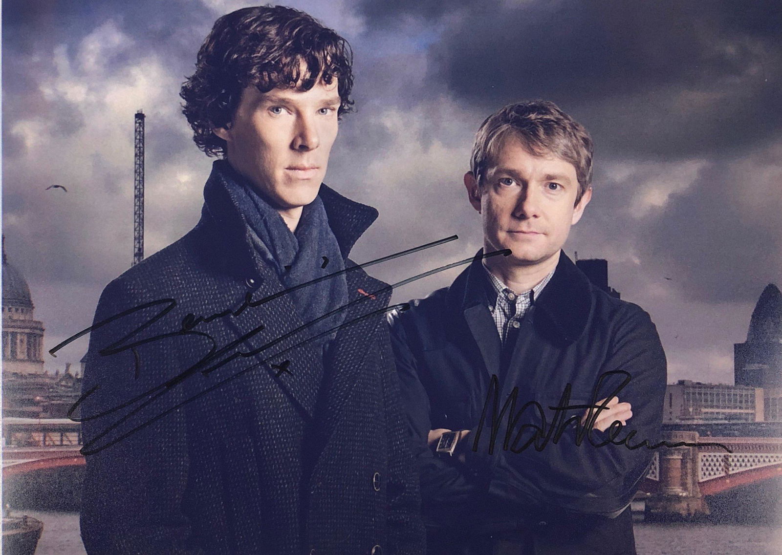 Sherlock Benedict Cumberbatch Signed Photo (1 of 1)