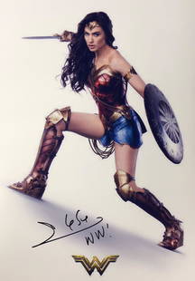 Wonder Wonman Gal Gadot Signed Photo: Autographed by:Gal GadotSize: 8" x 10"Authentication Code: PC25621Unframed Vertified and Excellent Condition. Please kindly read our Terms and Conditions before bidding.