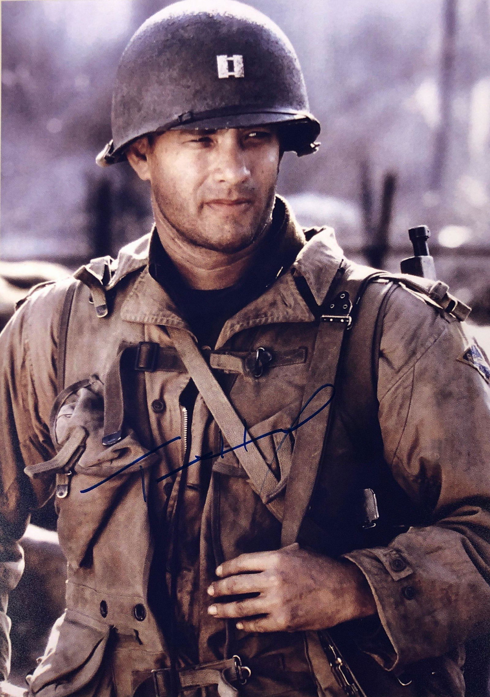 Saving Private Ryan Tom Hanks Signed Photo (1 of 1)