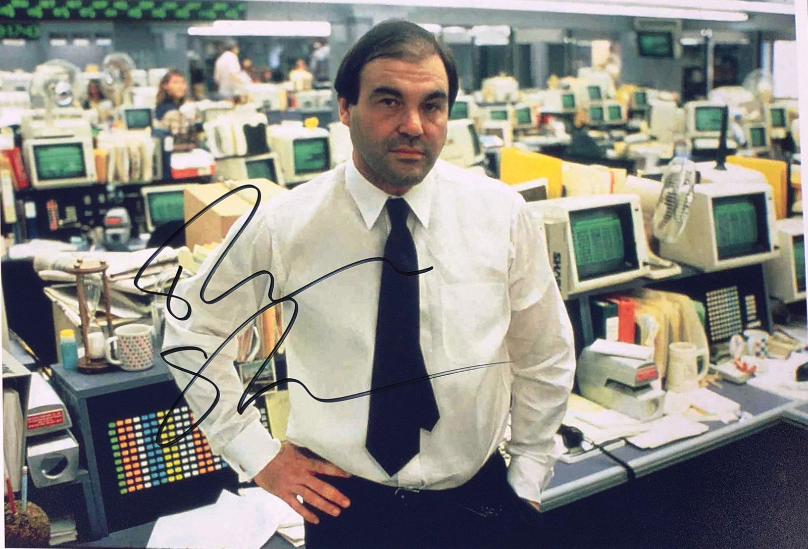Wall Street Oliver Stone Signed Photo (1 of 1)
