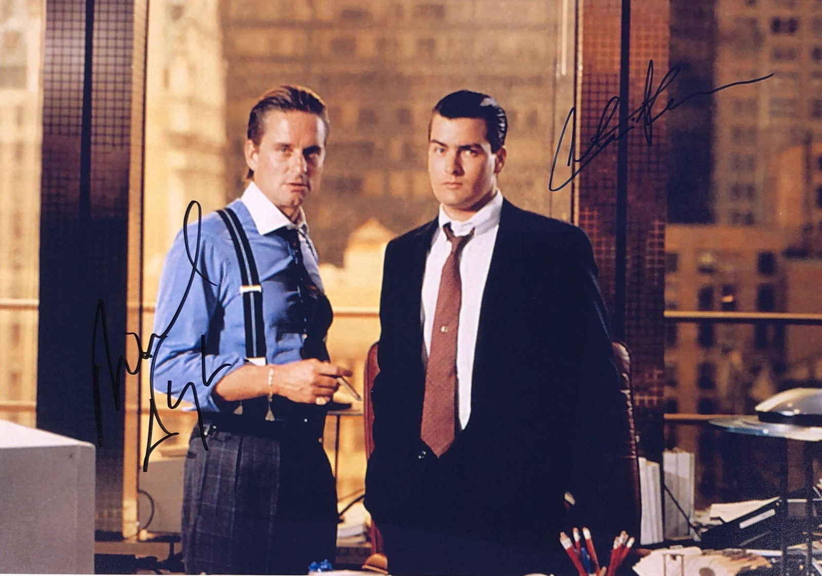 Wall Street Michael Douglas Signed Photo (1 of 1)