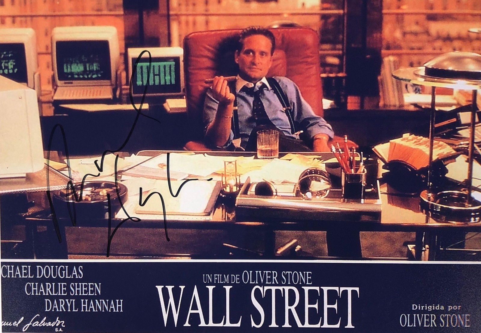 Wall Street Michael Douglas Signed Photo (1 of 1)