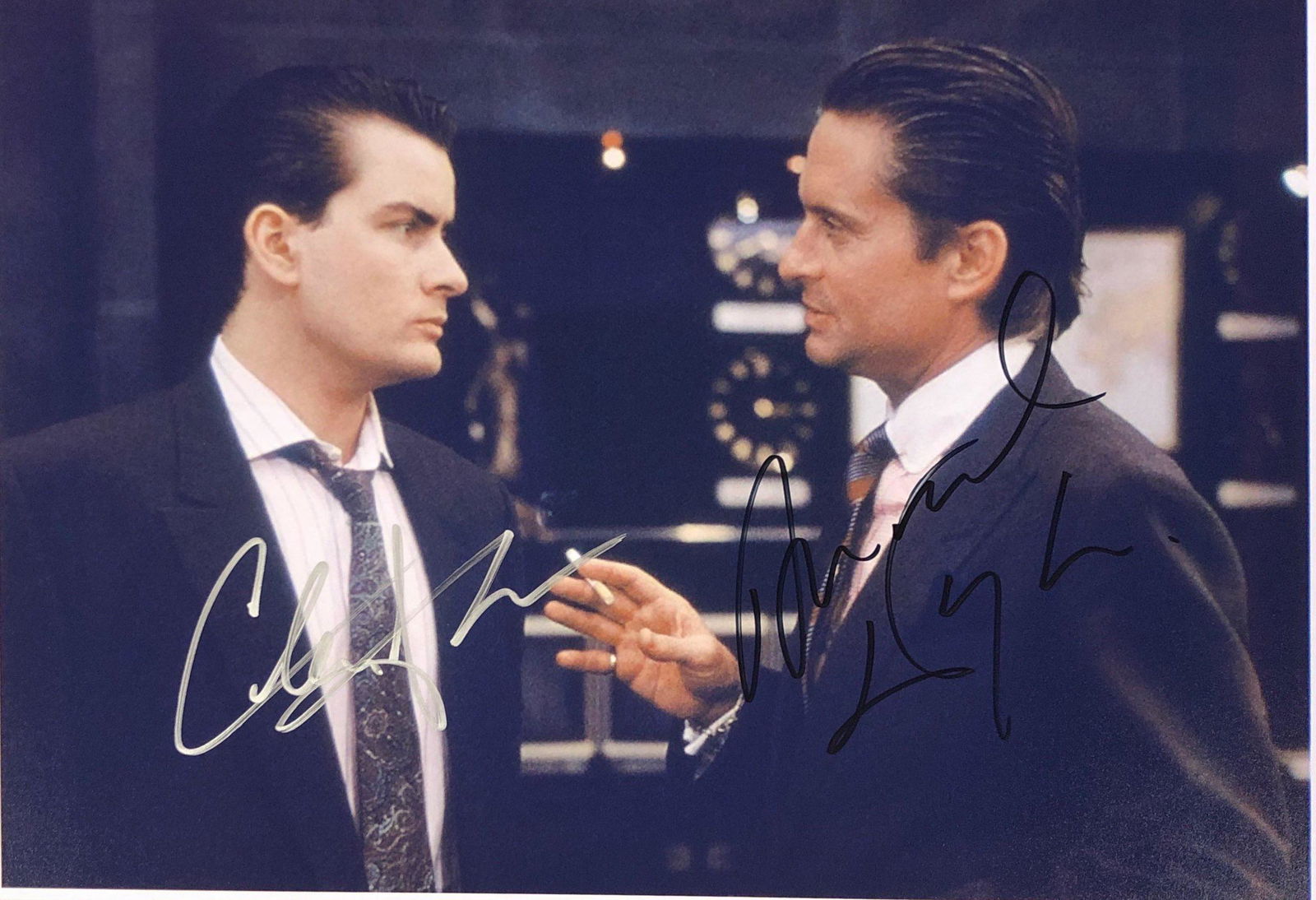 Wall Street Michael Douglas Signed Photo (1 of 1)