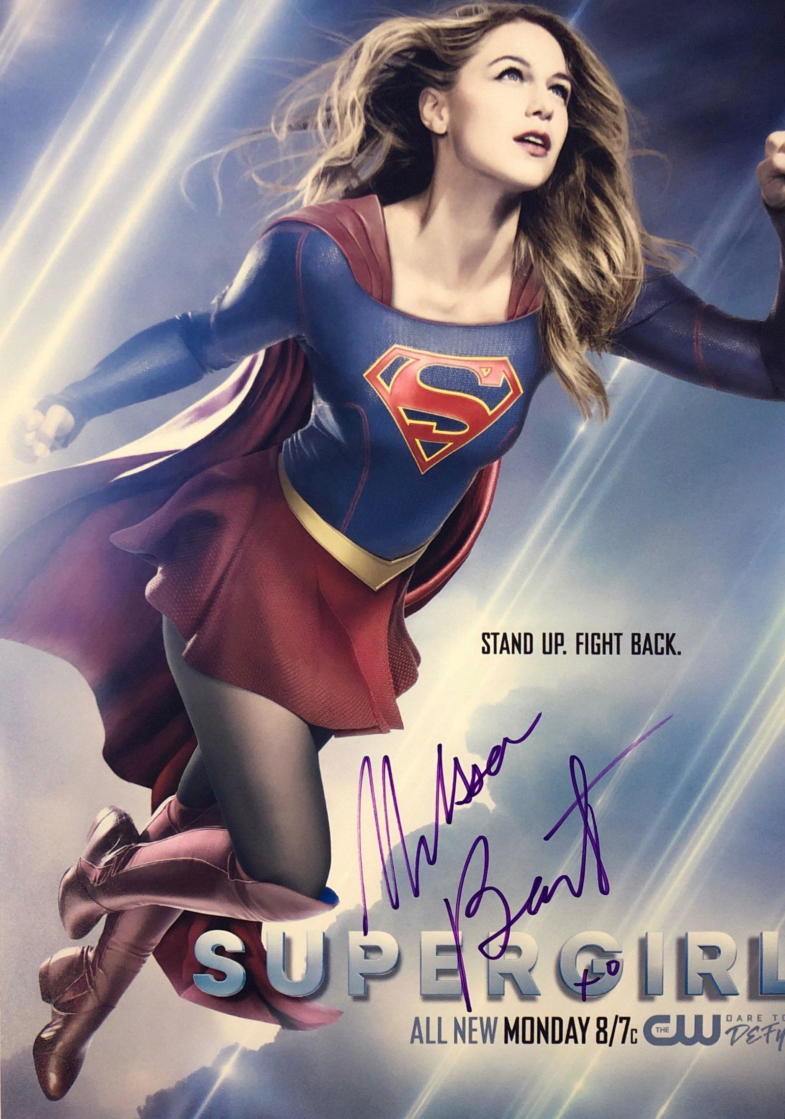 Supergirl Melissa Benoist Signed Photo (1 of 1)