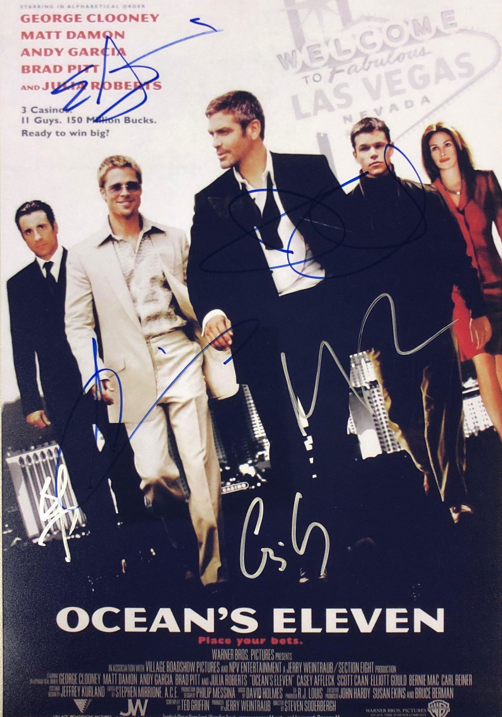 Ocean 11 George Clooney Signed Photo (1 of 1)
