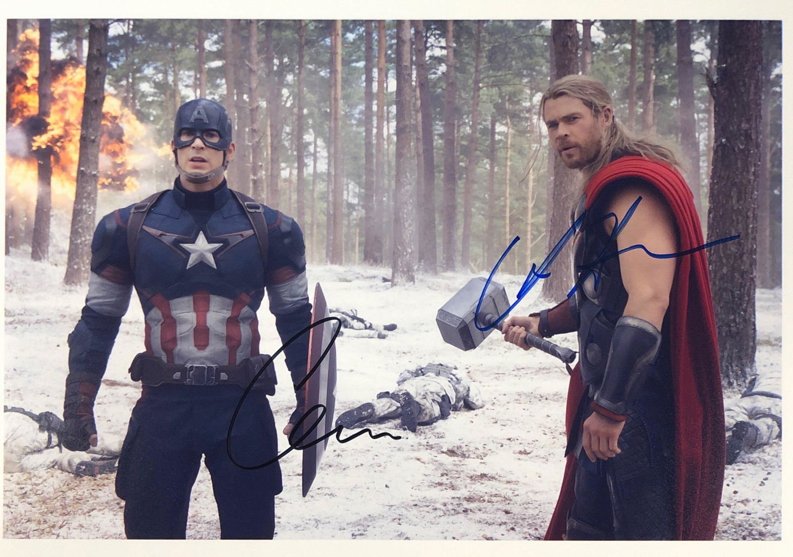 Avengers Chris Evans Signed Photo (1 of 1)