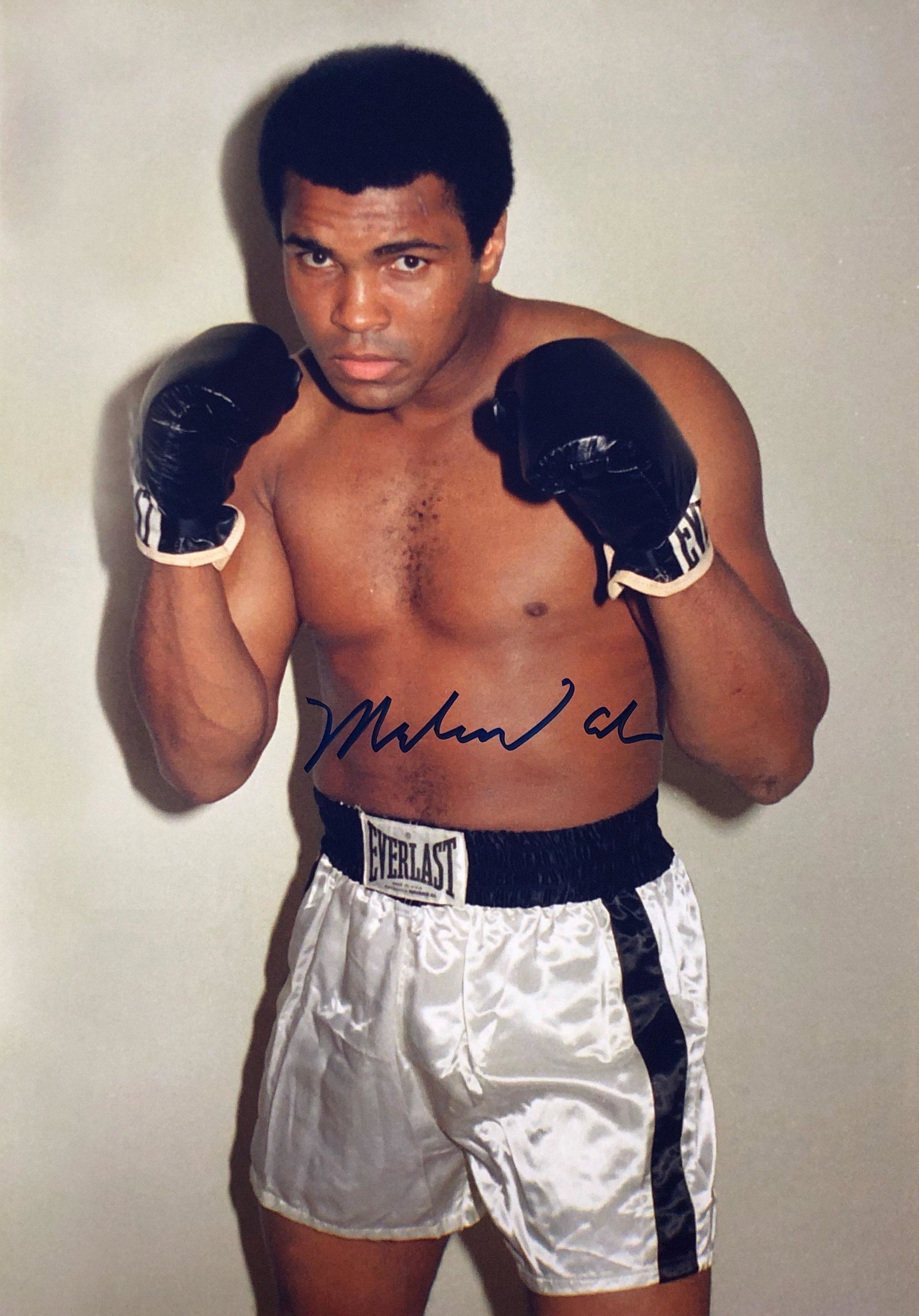 Muhammad Ali Signed Photo: Autographed by:Muhammad AliAuthentication Code: PC26051Item is in great condition with no damage, unframed If image of documentation is not attached in the listing, the lot is sold without documents. 