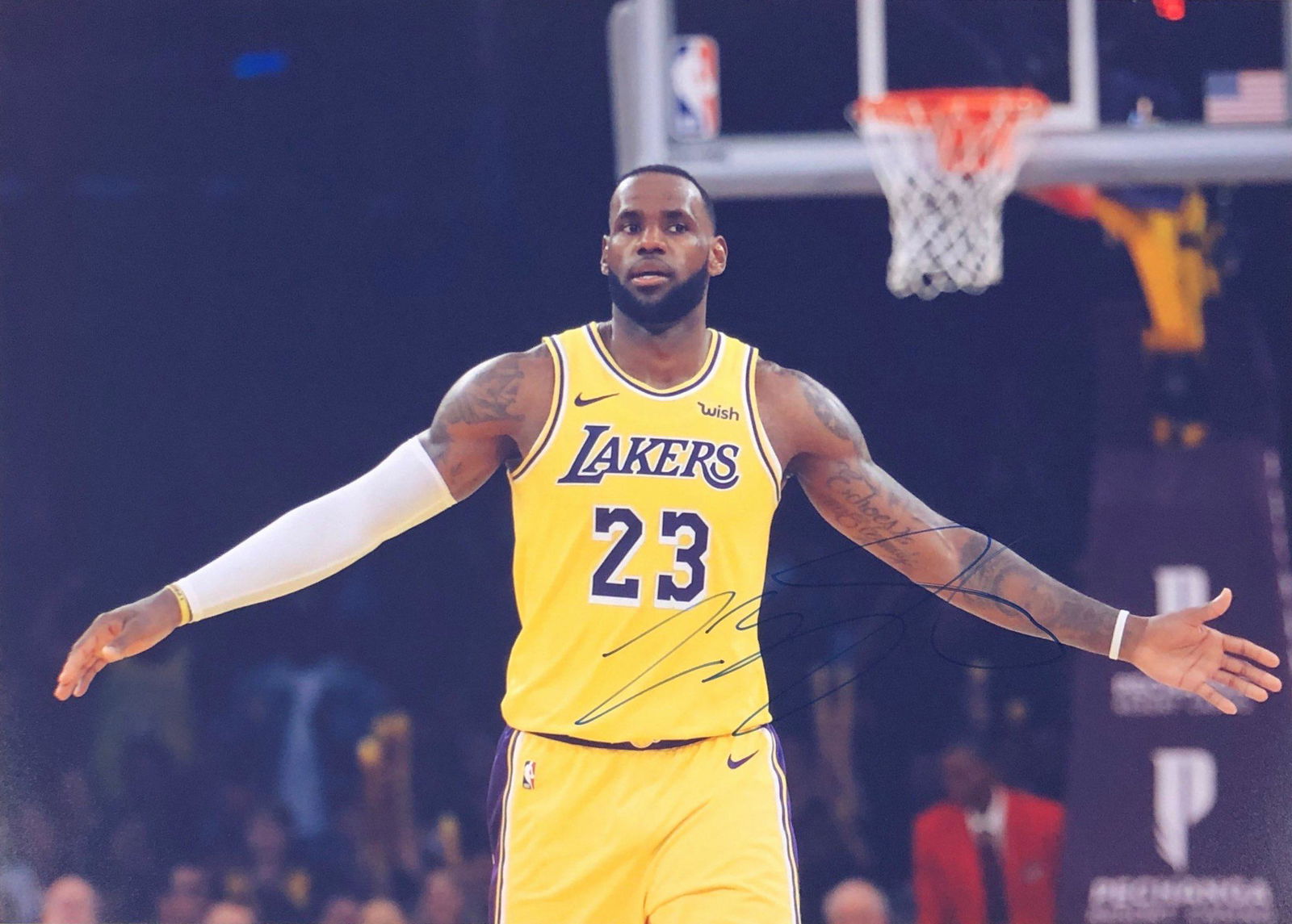 LeBorn James Signed Photo (1 of 1)