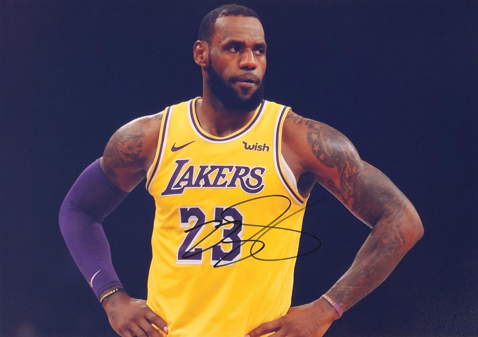 LeBorn James Signed Photo (1 of 1)