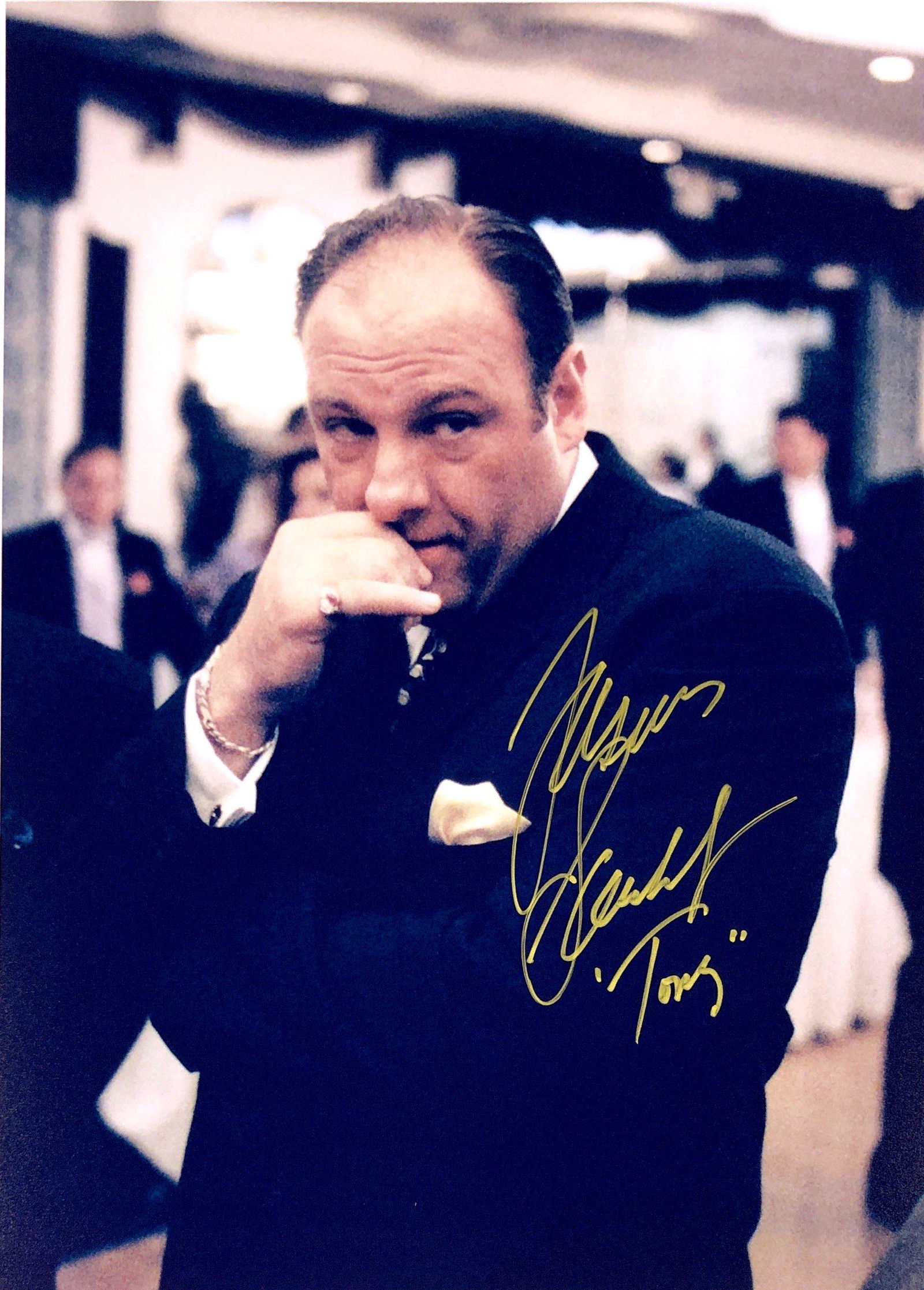 James Gandolfini Autograph Signed Sopranos Photo (1 of 1)