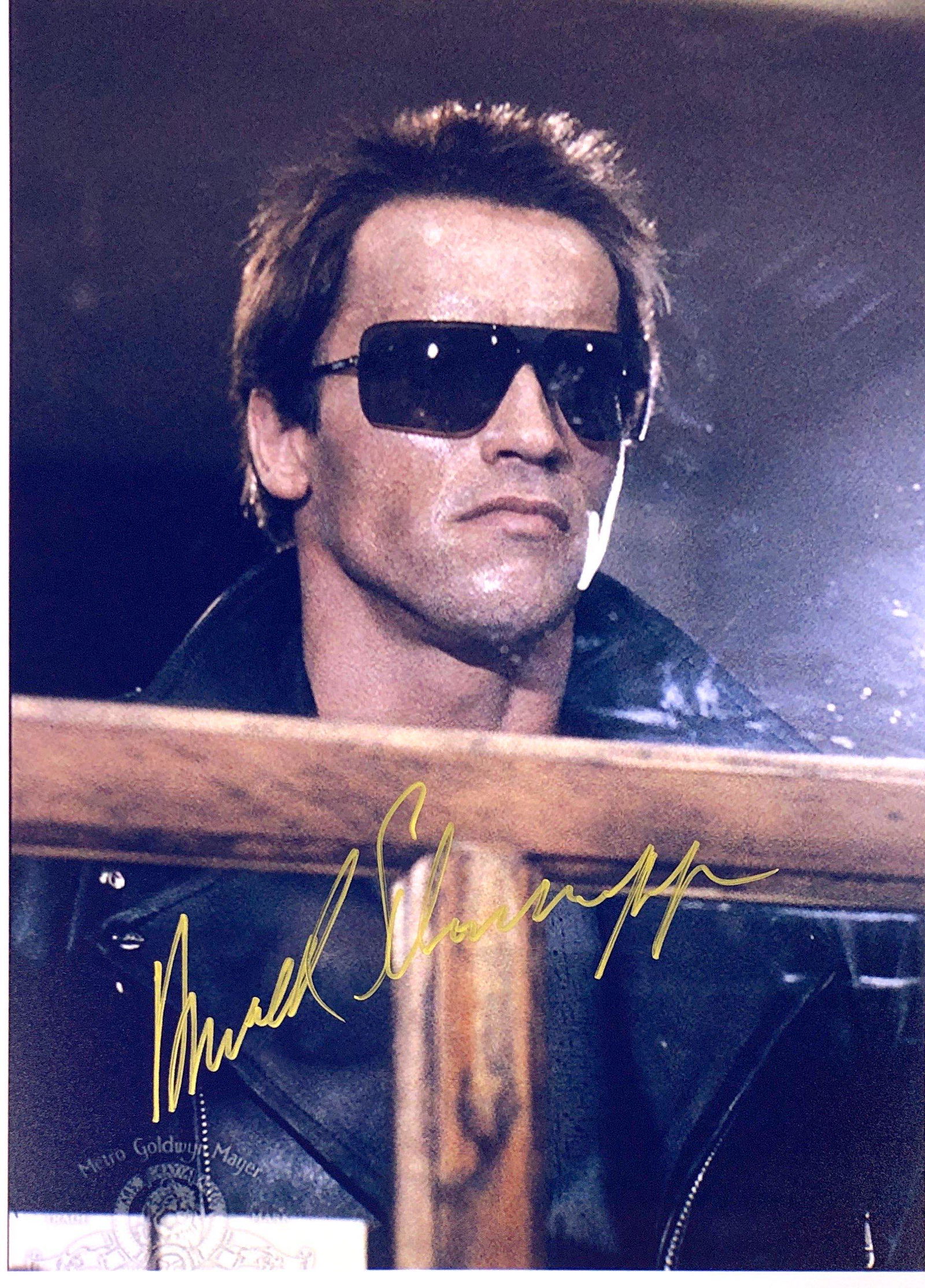 Arnold Schwarzenegger Autograph Signed Terminator Photo (1 of 1)