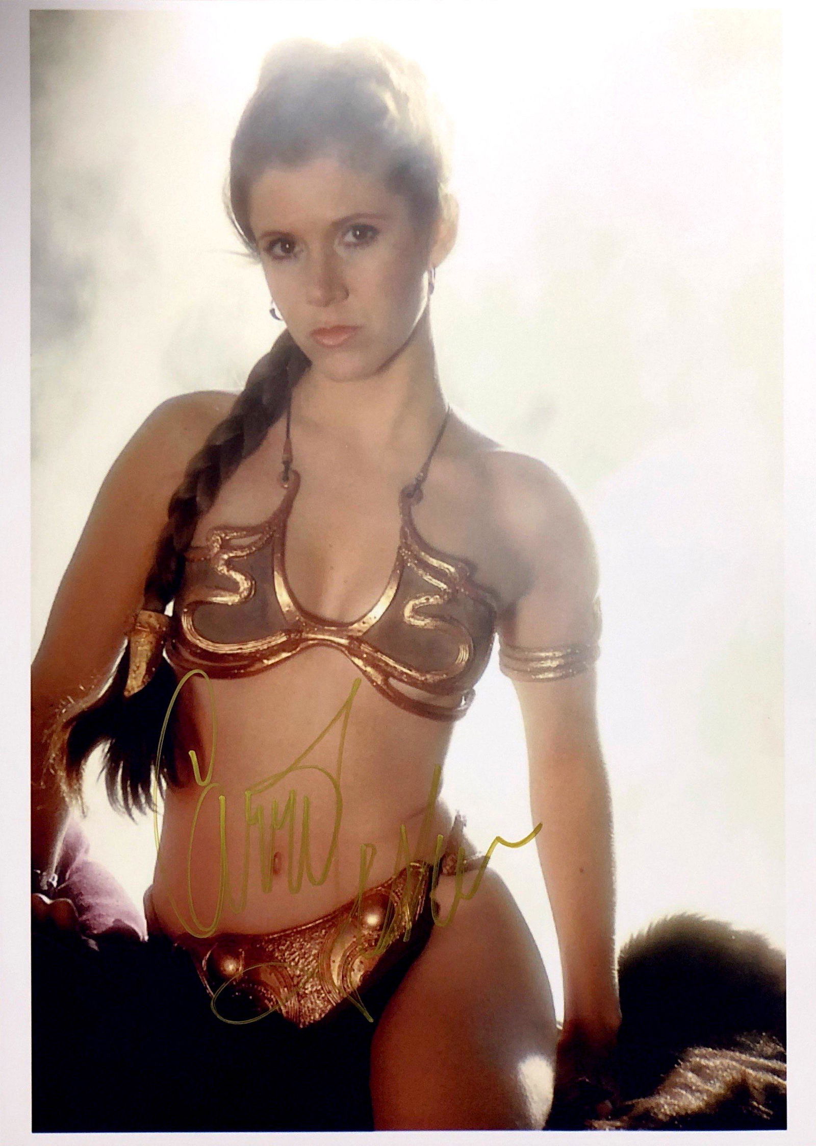 Carrie Fisher Autograph Signed Star Wars Photo (1 of 1)
