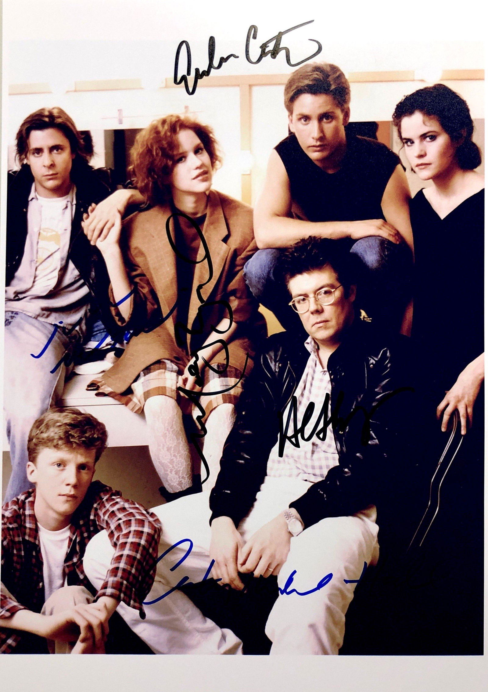 Emilio Estevez Autograph Signed Breakfast Club Photo (1 of 1)