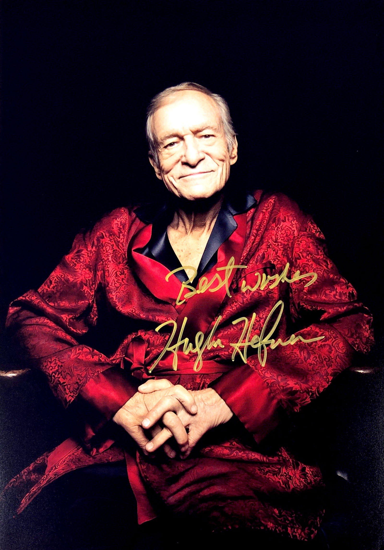 Hugh Hefner Autograph Signed Photo (1 of 1)