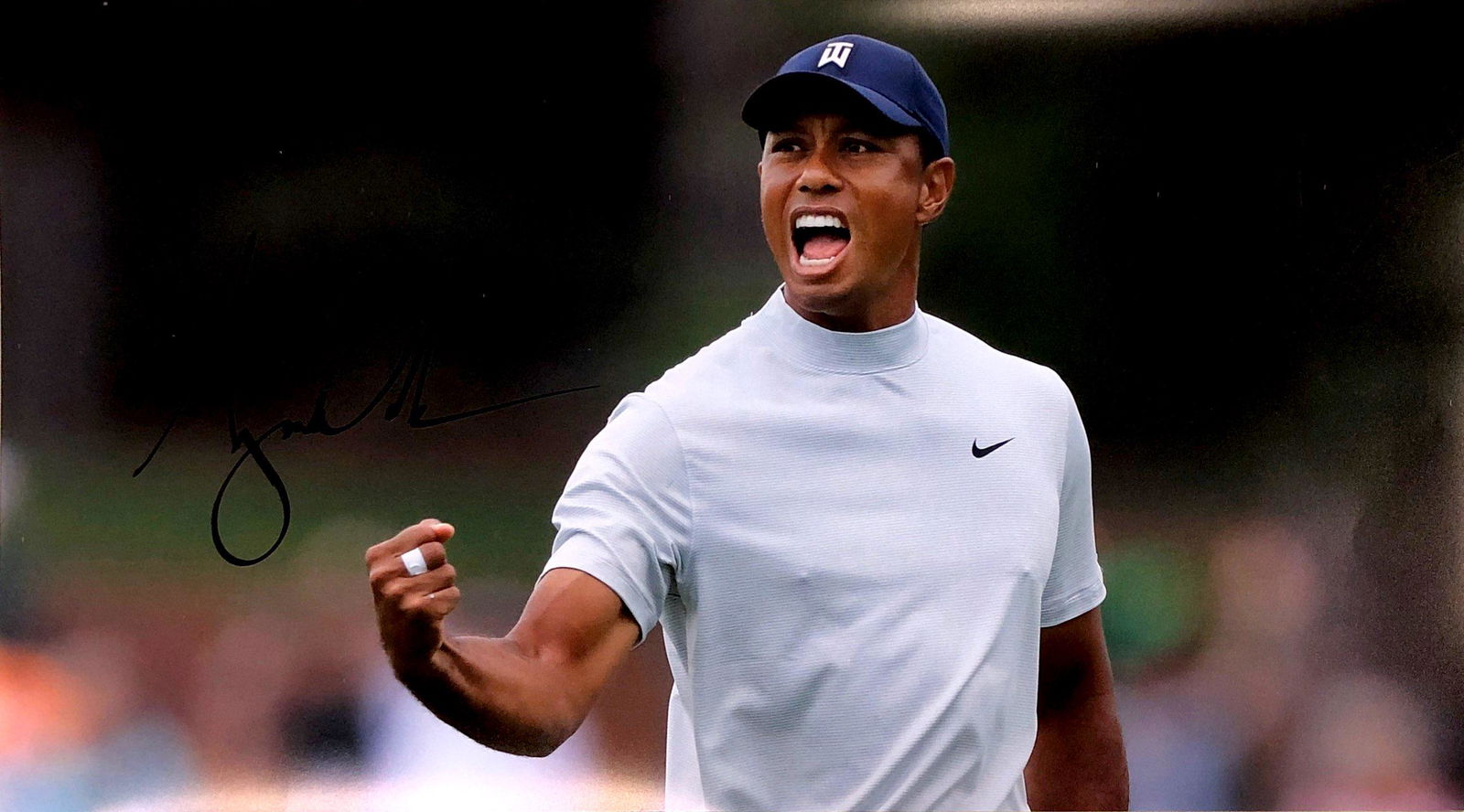 Tiger Woods Autograph Signed Poster (1 of 1)