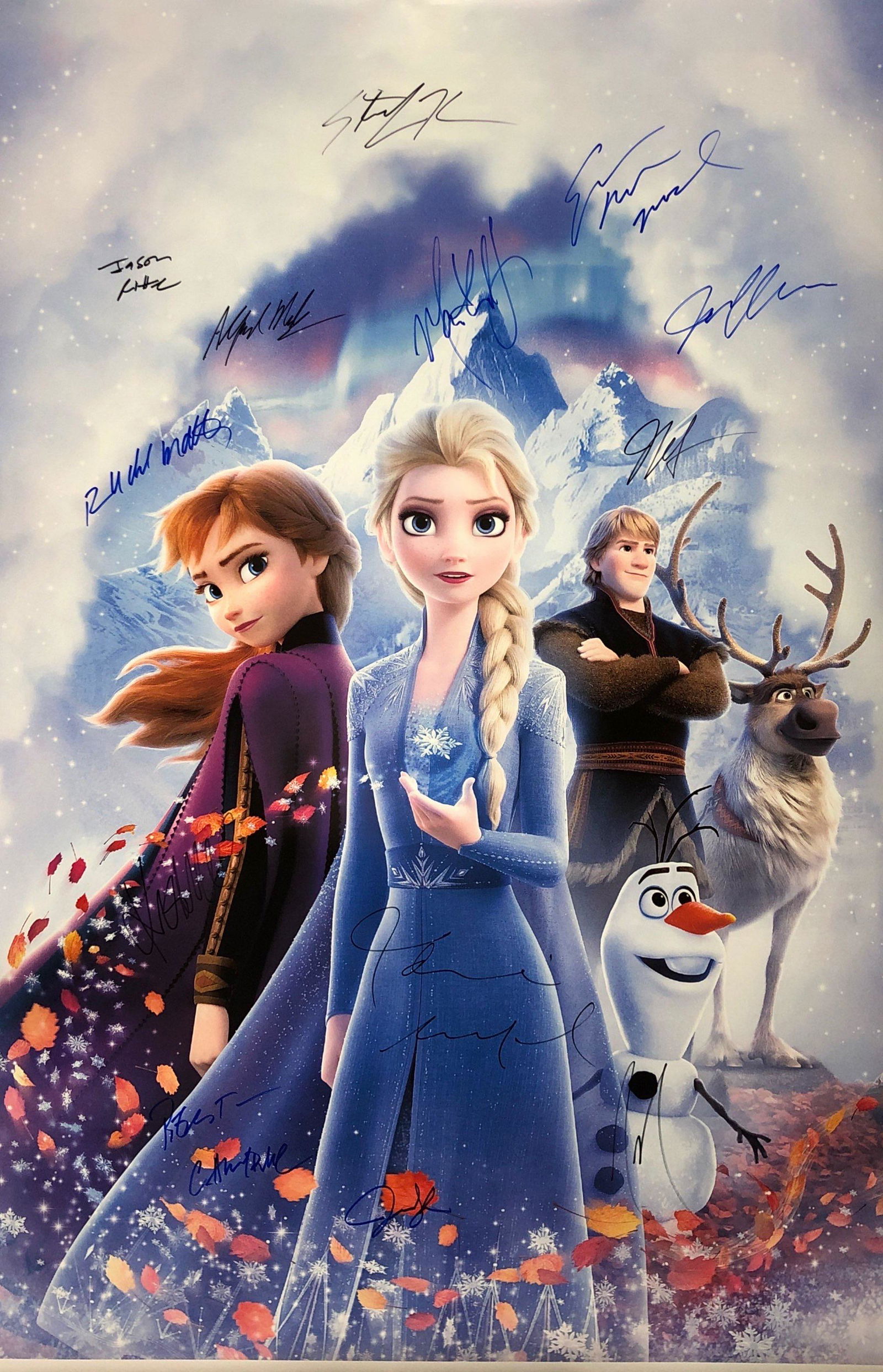 Signed Frozen 2 Kristen Bell Poster (1 of 1)
