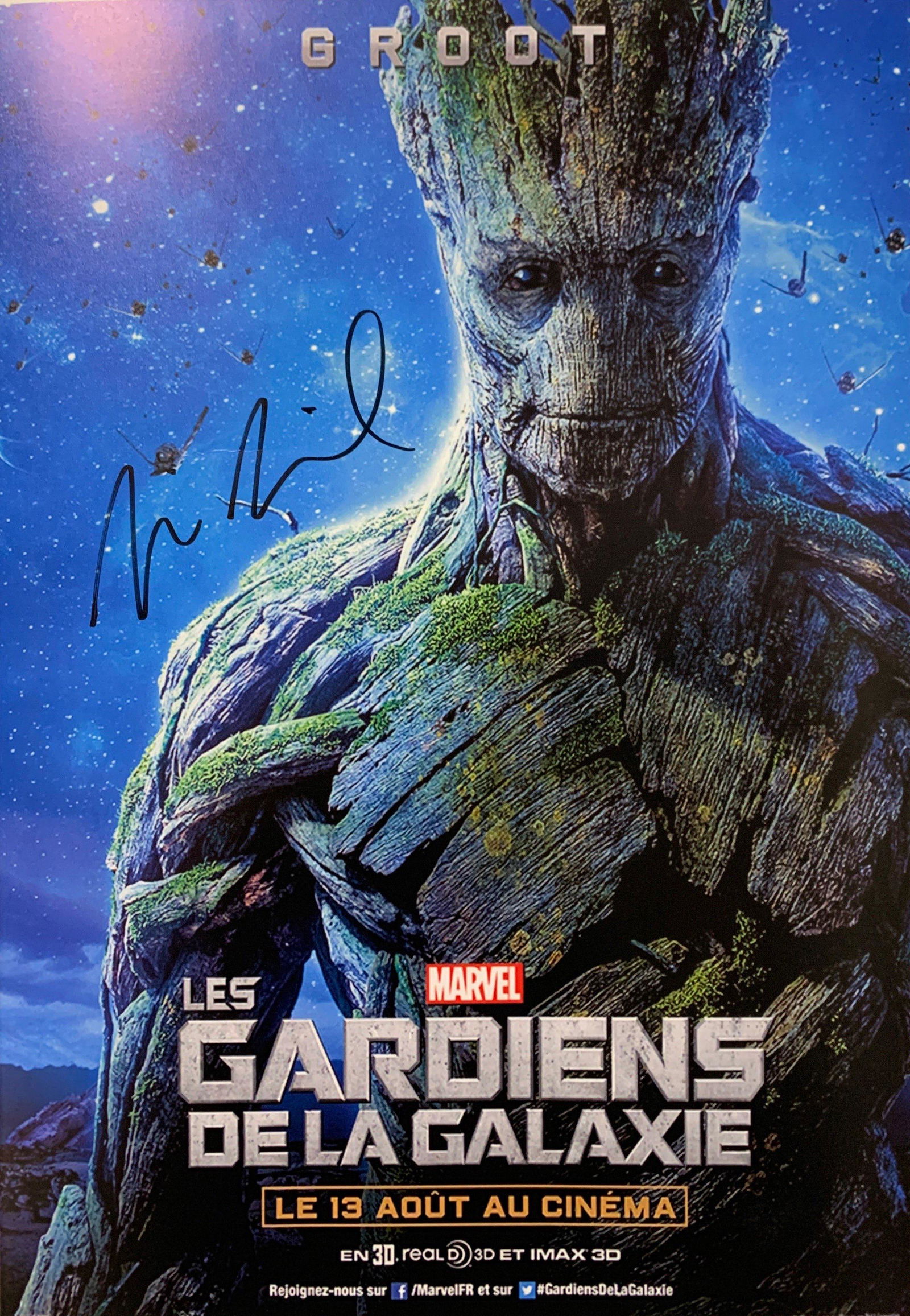Vin Diesel Autograph Signed Guardians of the Galaxy (1 of 1)