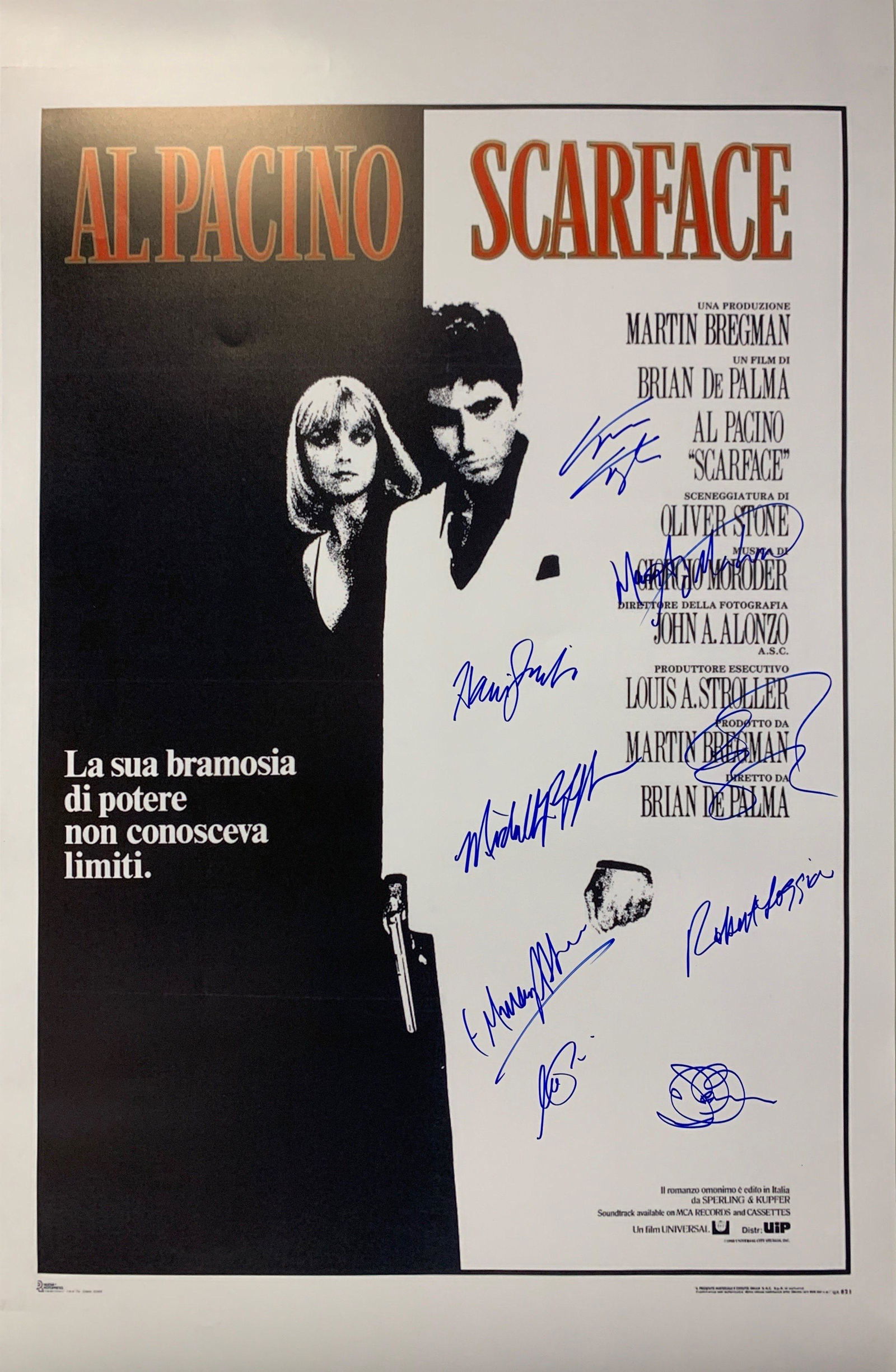Al Pacino Autograph Signed Scarface Poster (1 of 1)
