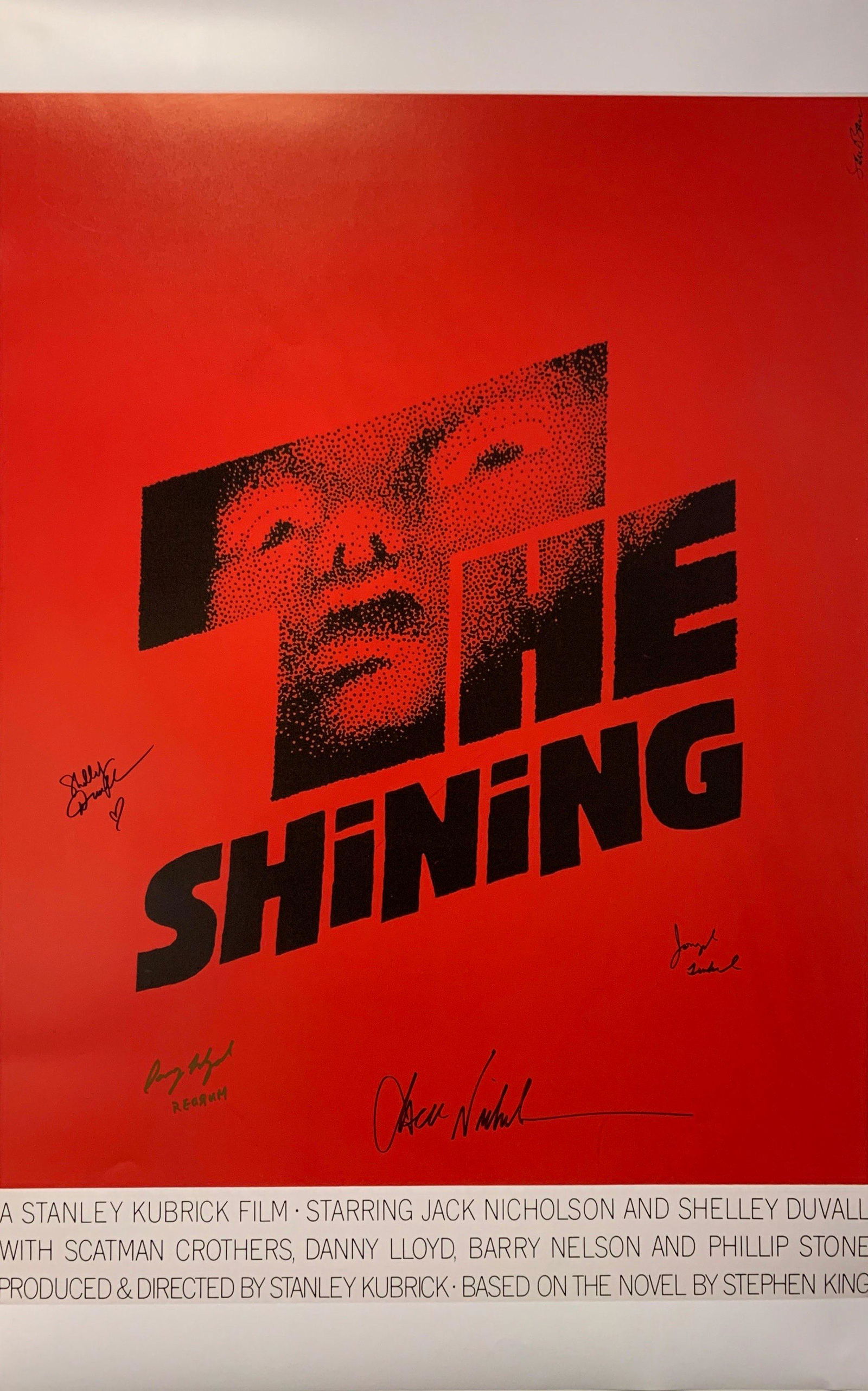 Jack Nicholson Autograph Signed Shining Poster (1 of 1)