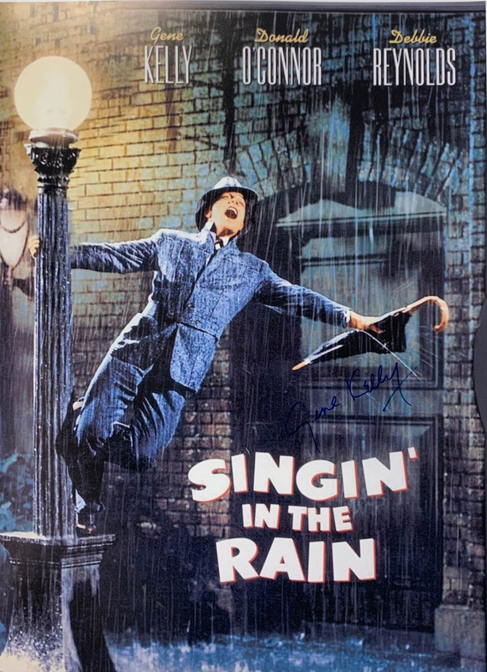 Gene Kelly Autograph Signed Singing In the Rain Poster (1 of 1)