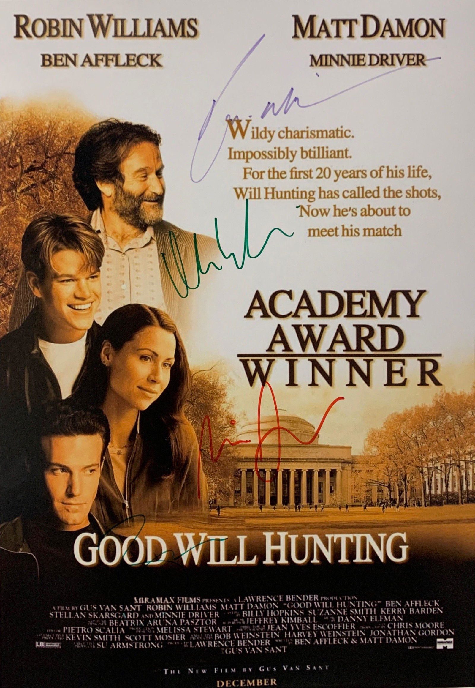 Robin Williams Autograph Signed Good Will Hunting (1 of 1)