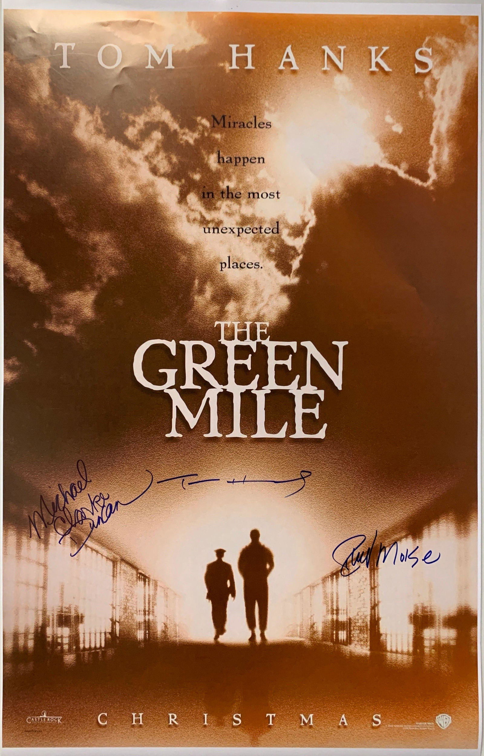 Tom Hanks Autograph Signed Green Mile Poster (1 of 1)