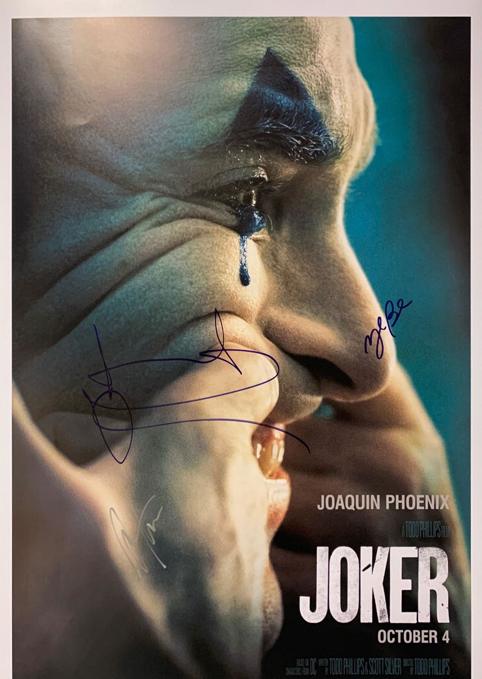 Autograph Signed Joker Poster (1 of 1)