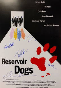 Harvey Keitel Autograph Signed Reservoir Dogs Tim Roth Vinyl