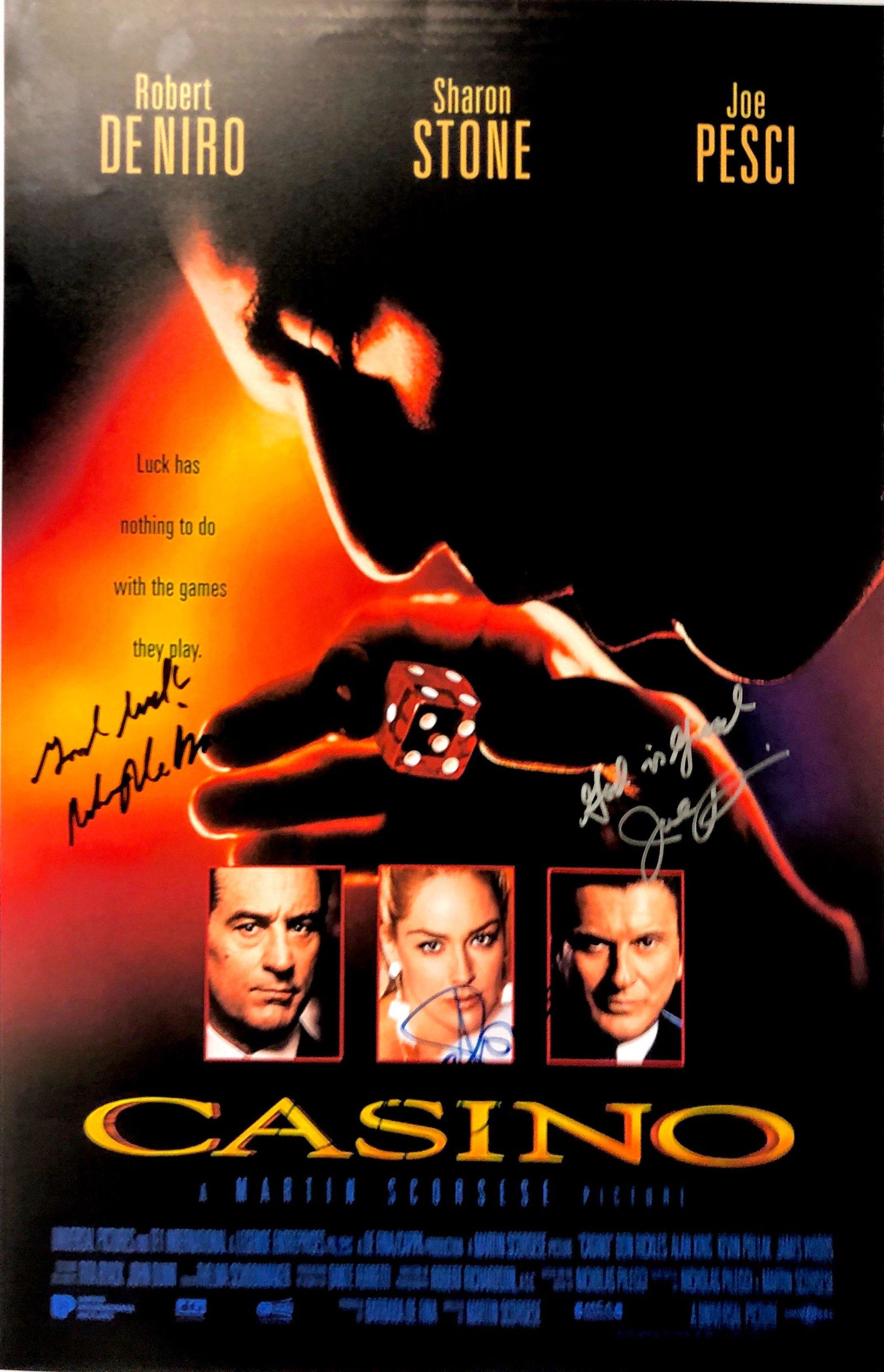 Autograph Signed Casino Poster OFFICIAL (1 of 1)