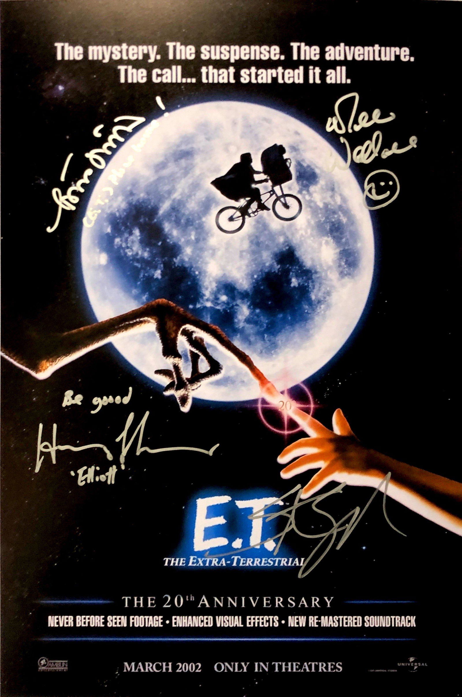 Autograph Signed E.T. Poster (1 of 1)