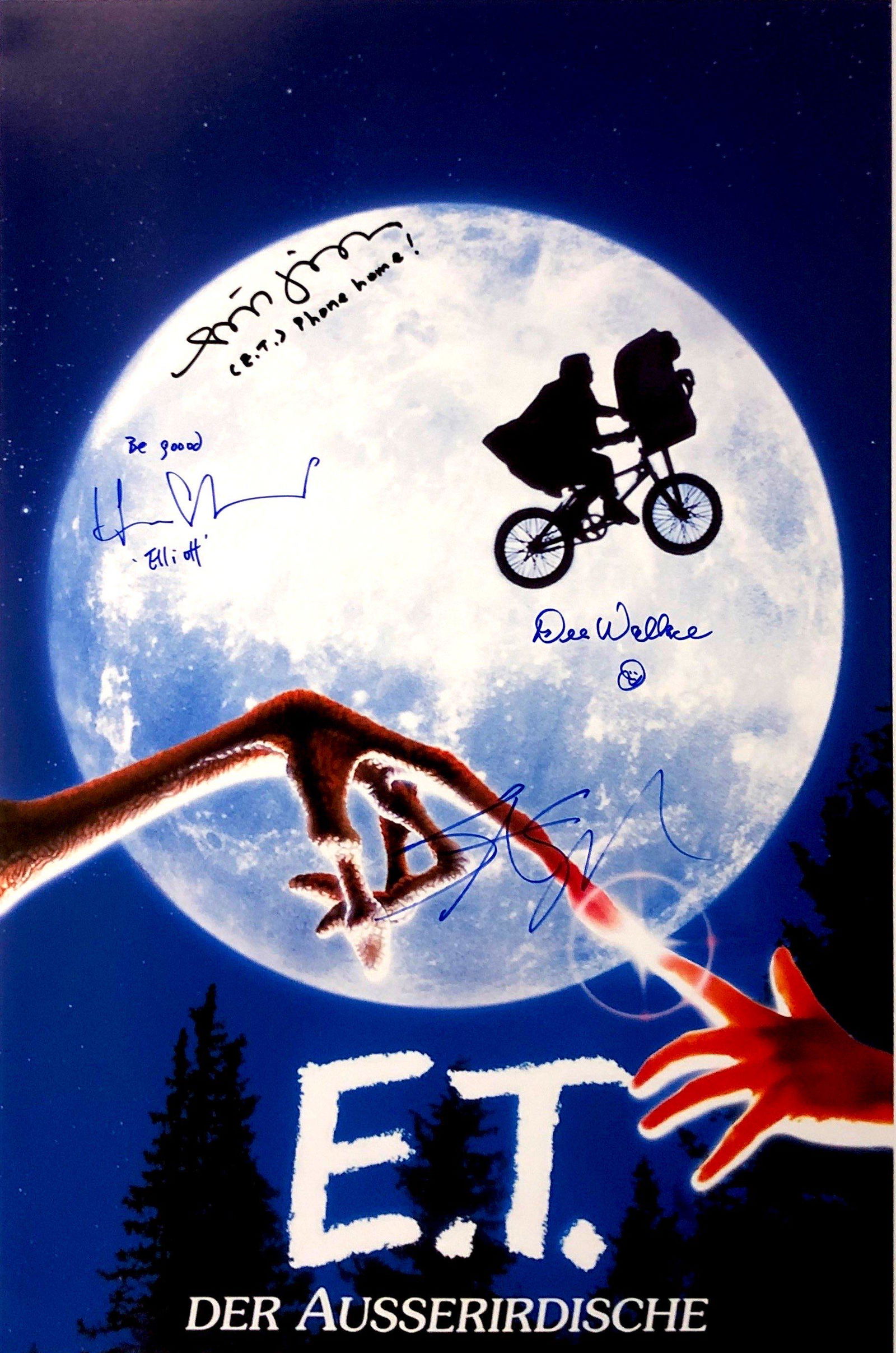 Autograph Signed E.T. Poster (1 of 1)
