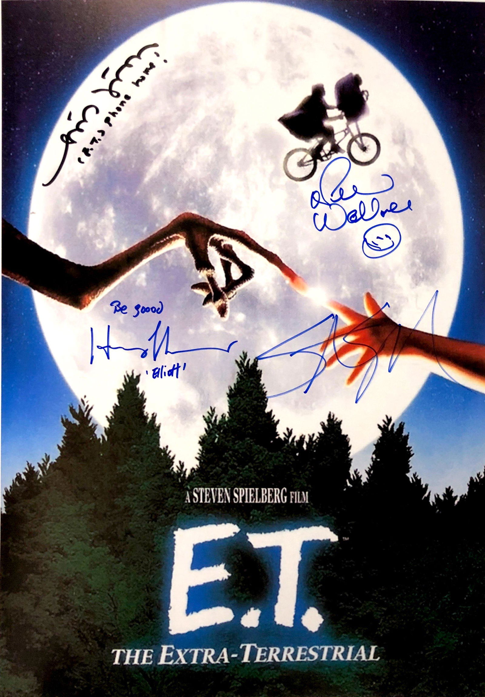 Autograph Signed E.T. Poster (1 of 1)