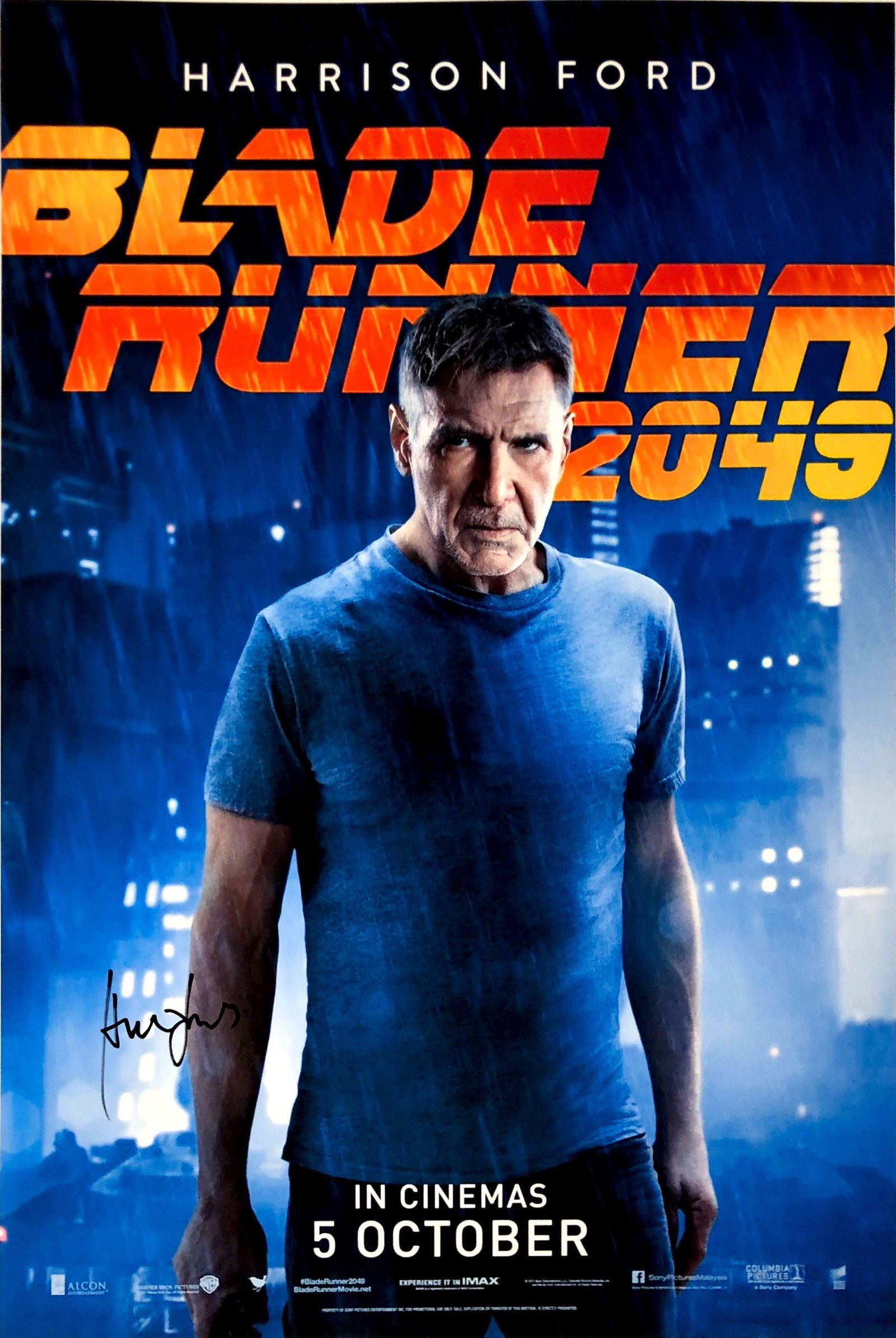 Autograph Signed Blade Runner Poster (1 of 1)