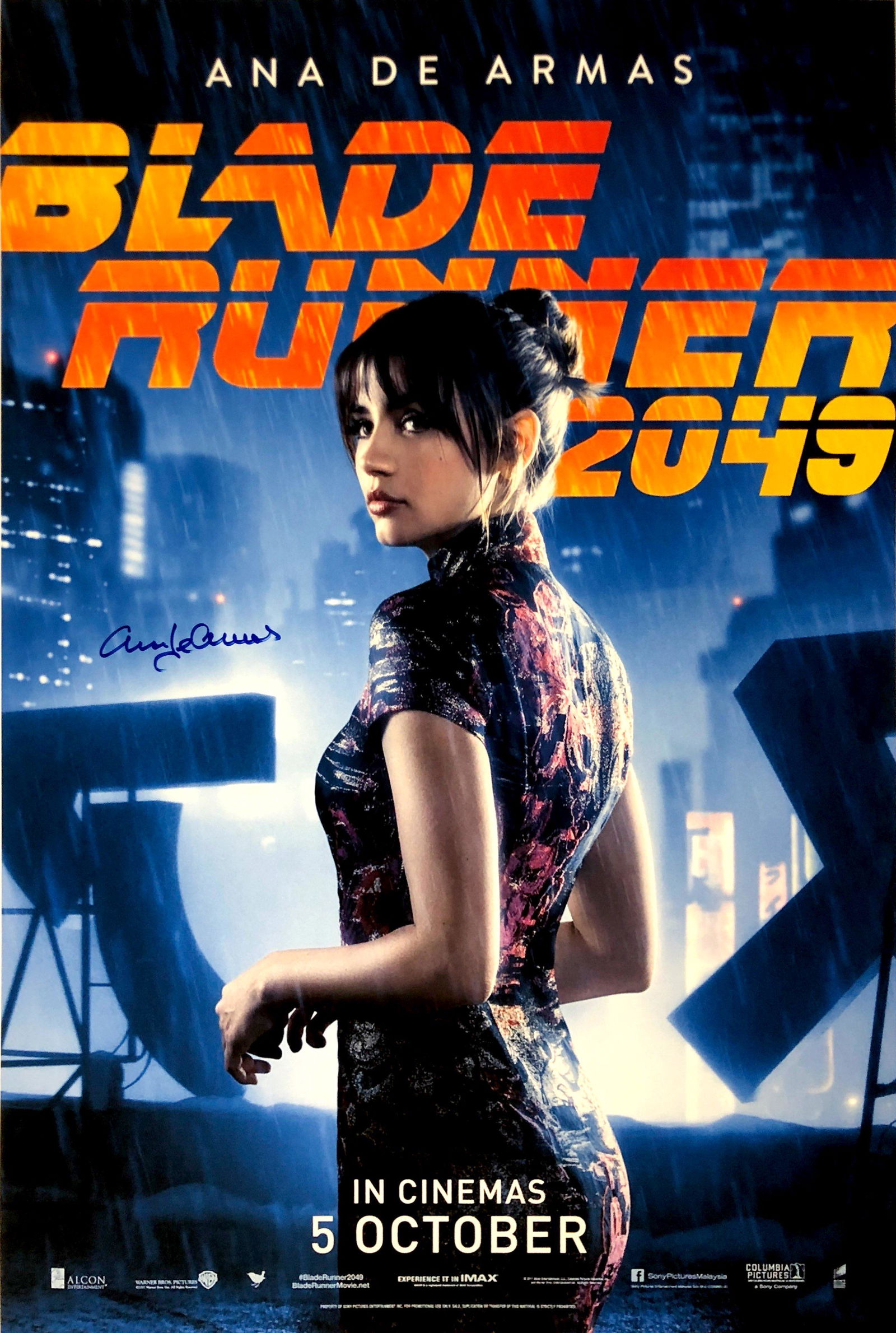 Autograph Signed Blade Runner Poster (1 of 1)