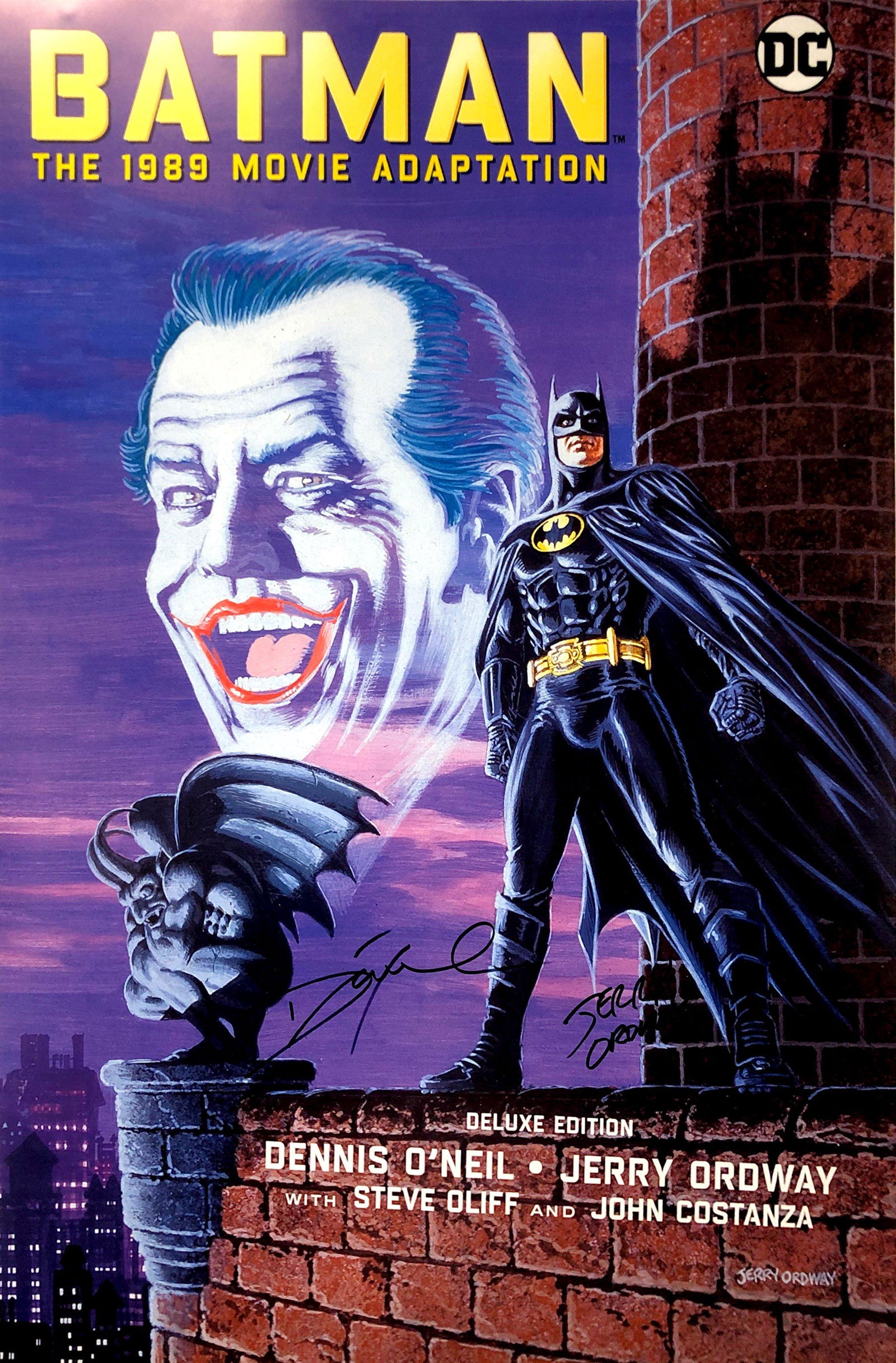 Autograph Signed Batman 1989 Poster (1 of 1)