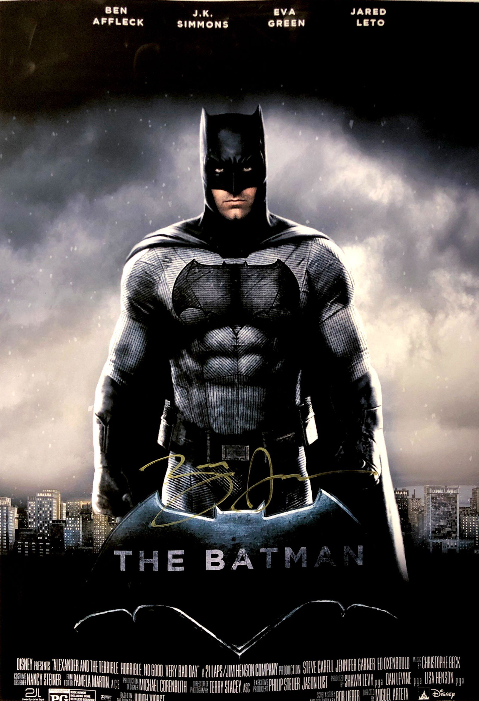 Autograph Signed Batman Poster (1 of 1)