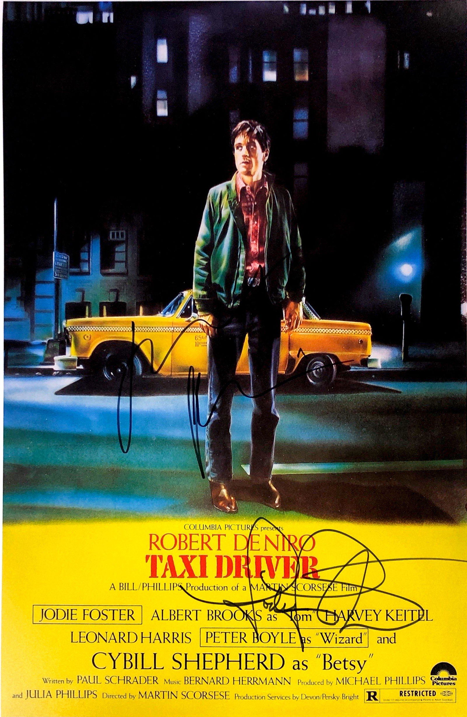 Robert De Niro Autograph Signed Taxi Driver Poster (1 of 1)