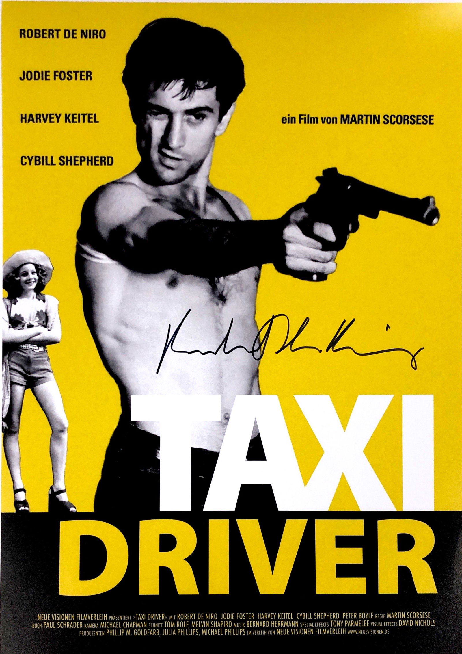 Robert De Niro Autograph Signed Taxi Driver Poster (1 of 1)