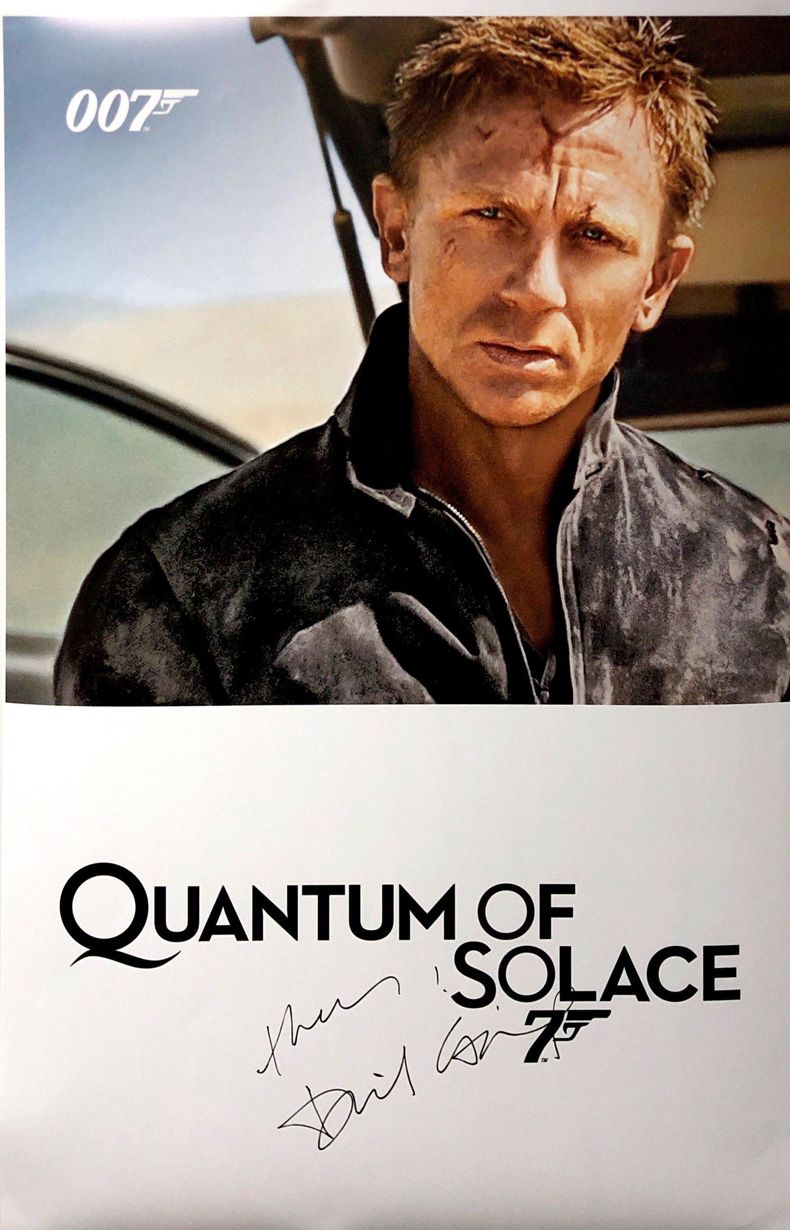 Daniel Craig Autograph Signed James Bond 007 Quantum of (1 of 1)