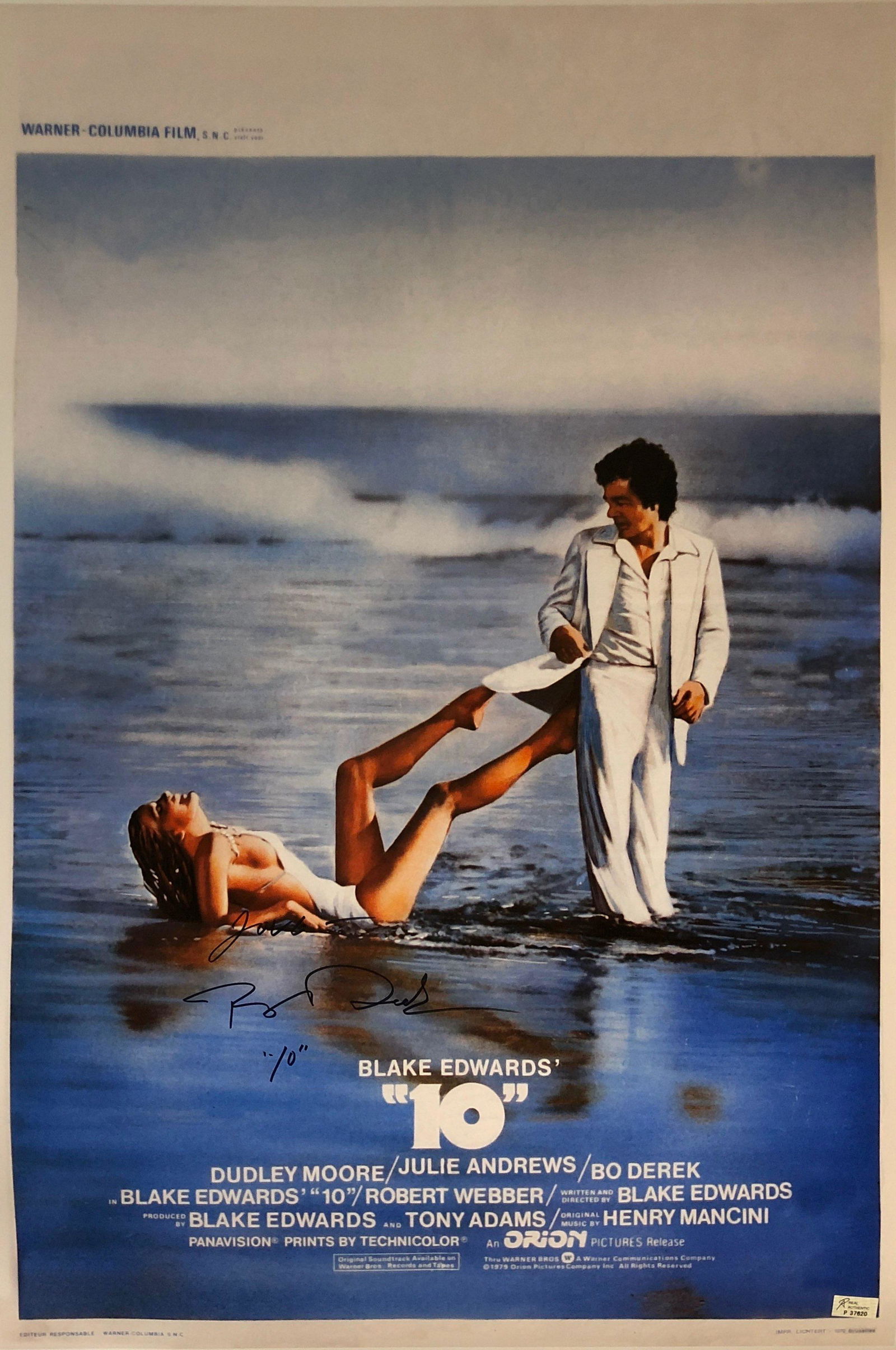 Bo Derek Autograph Signed 10 Poster (1 of 1)