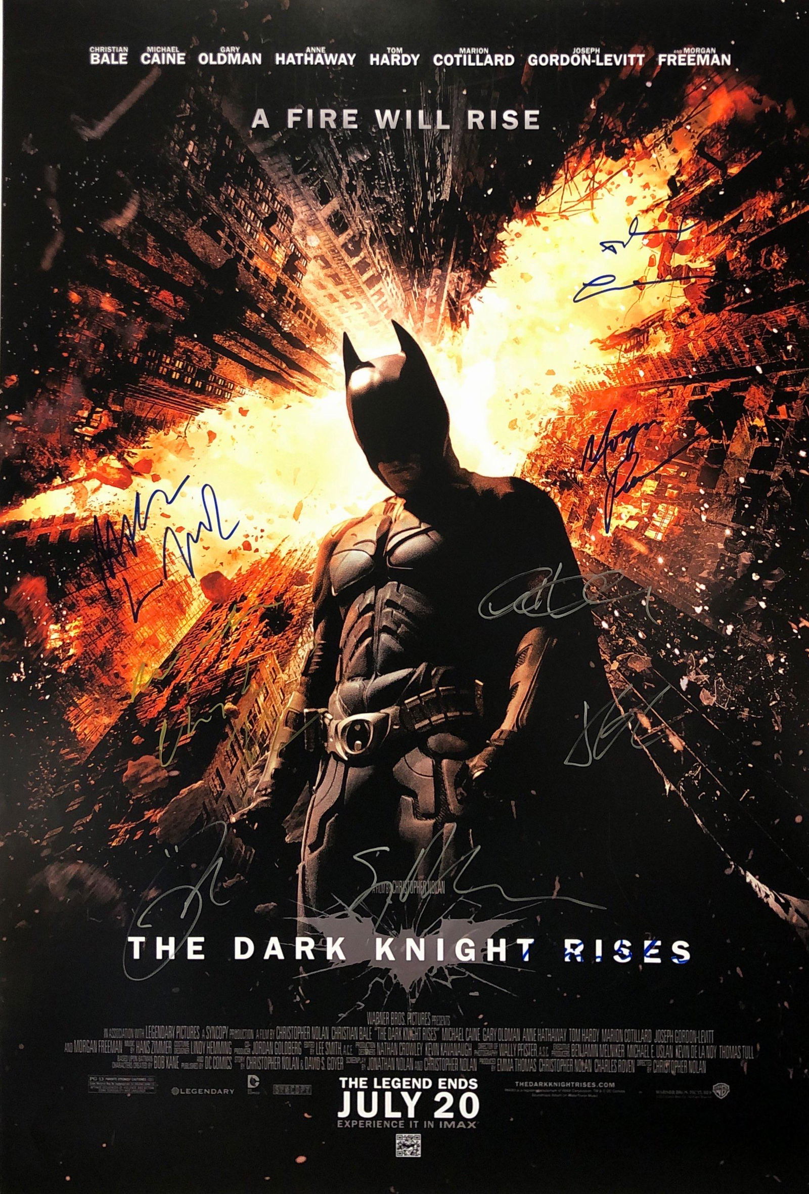 Batman Dark Knight Rises Poster Christian Bale Gary (1 of 1)