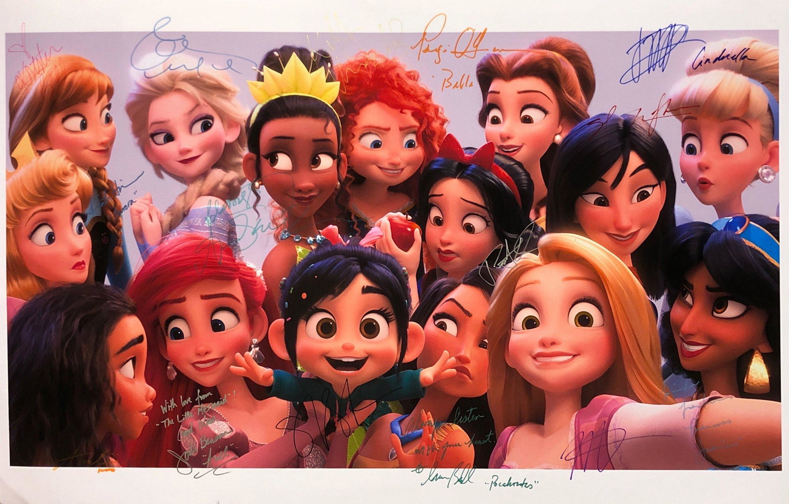Princess Jodi Benson Poster Autographed Signed: Category: Autograph CollectiblesUnframed Vertified and Excellent Condition Please kindly read our Terms and Condition before bidding.Autographed by:Irene Bedard (voice of Pocahontas), Kate Higgins (vo