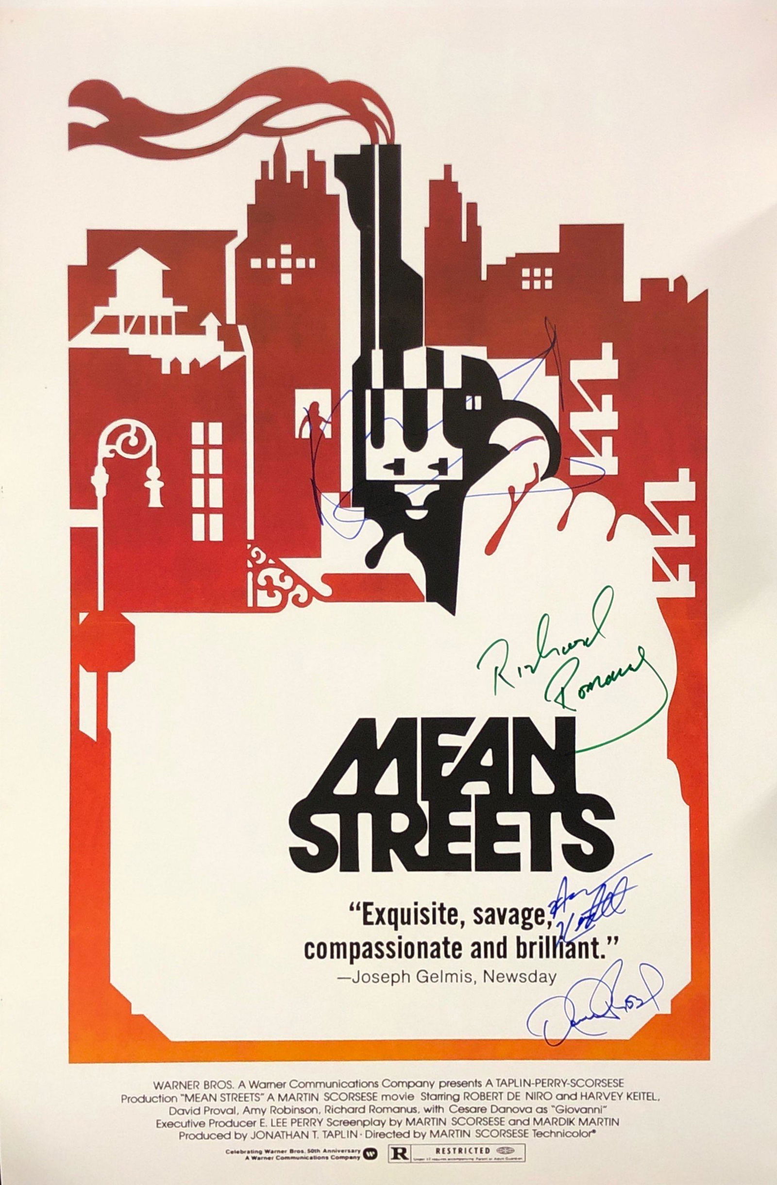 Mean Street Robert De Niro Poster Signed (1 of 1)
